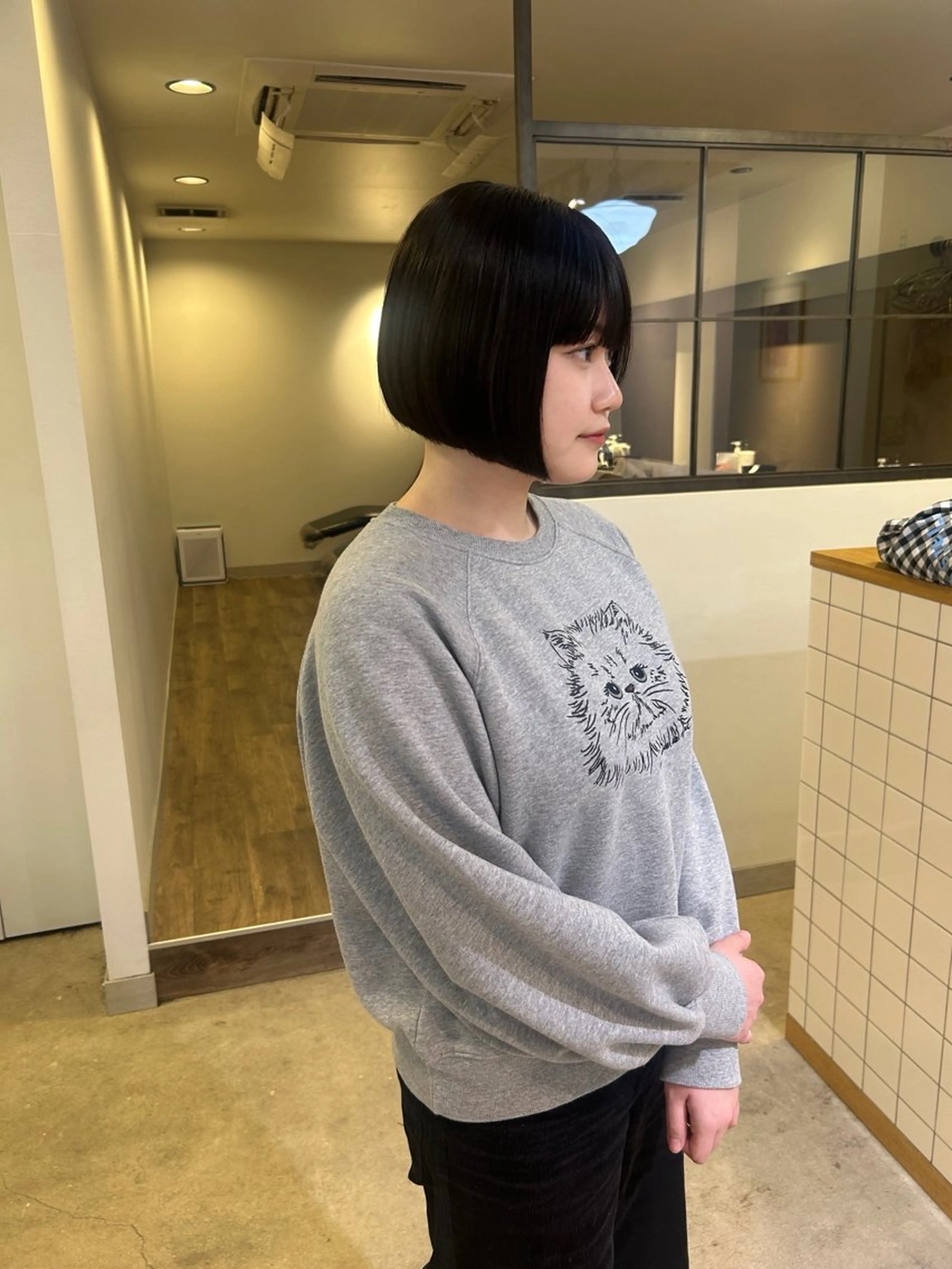 ショート 透明感カラー レイヤーカット りなのヘアスタイル