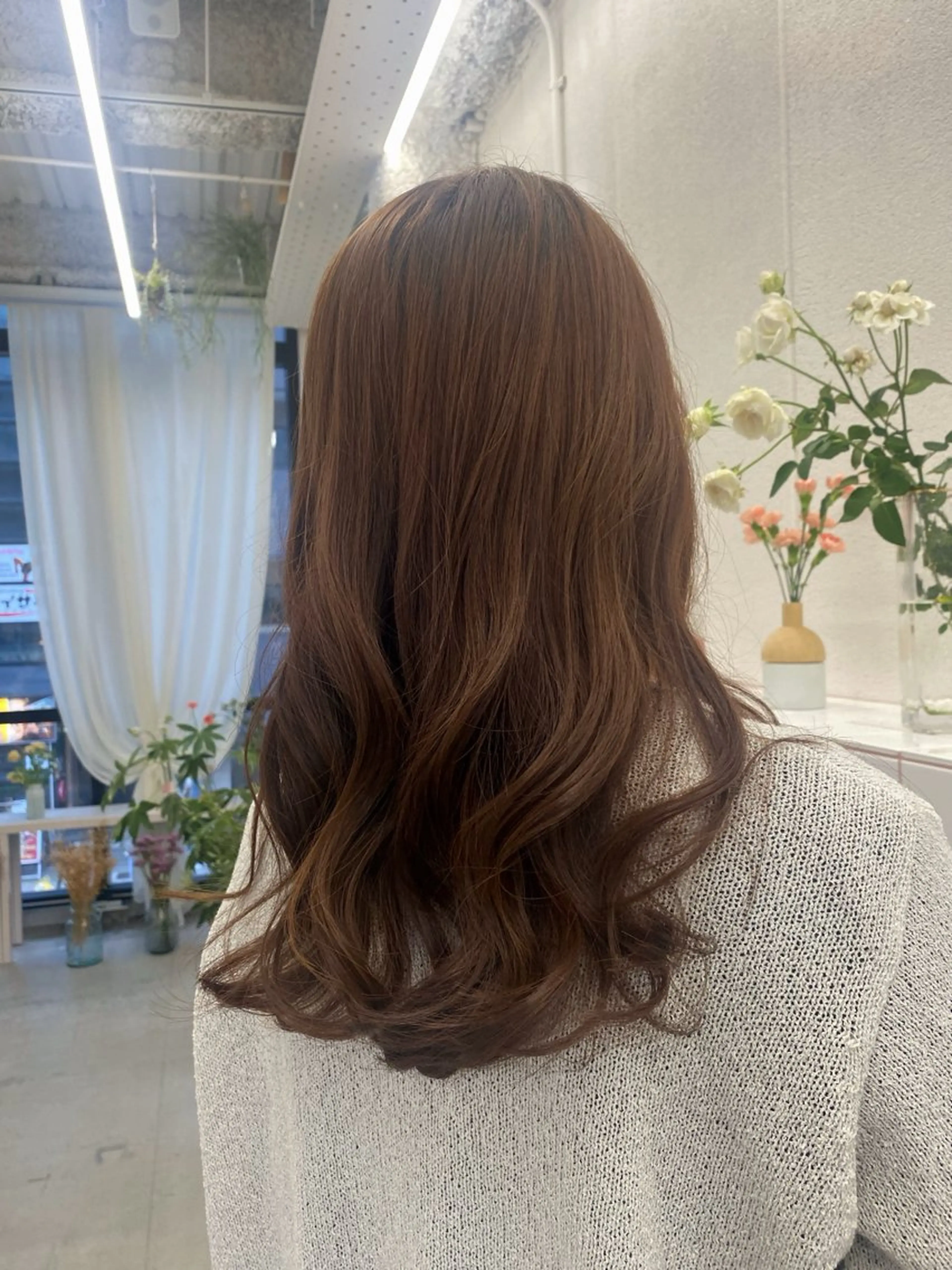 セミロング カット ヘアカラー トリートメント 🌻花屋併設🌻濱 幸帆のヘアスタイル