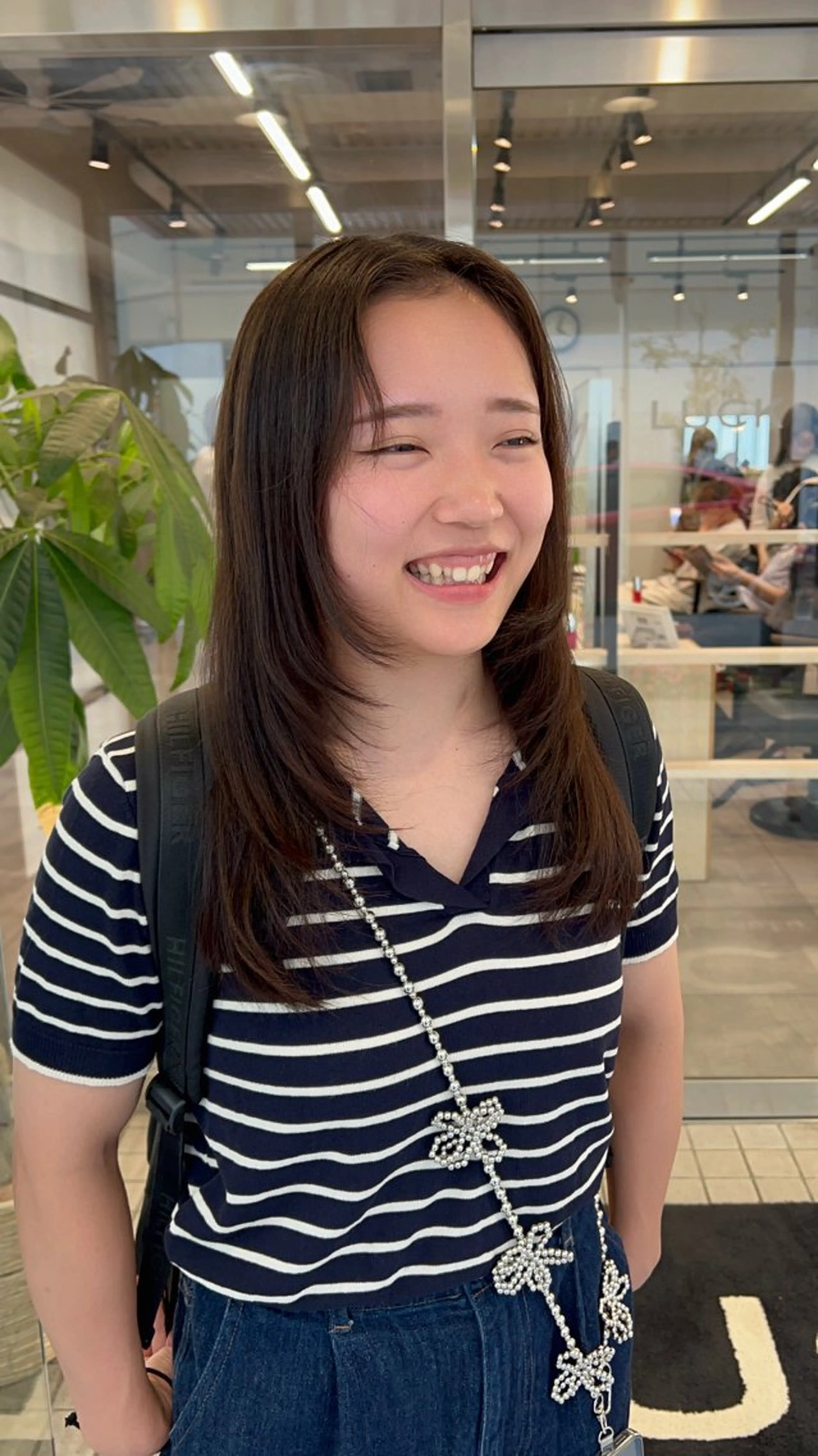 セミロング カラー カット ヘアカラー 🌞レイヤー×カラー 前川那津美🌞のヘアスタイル