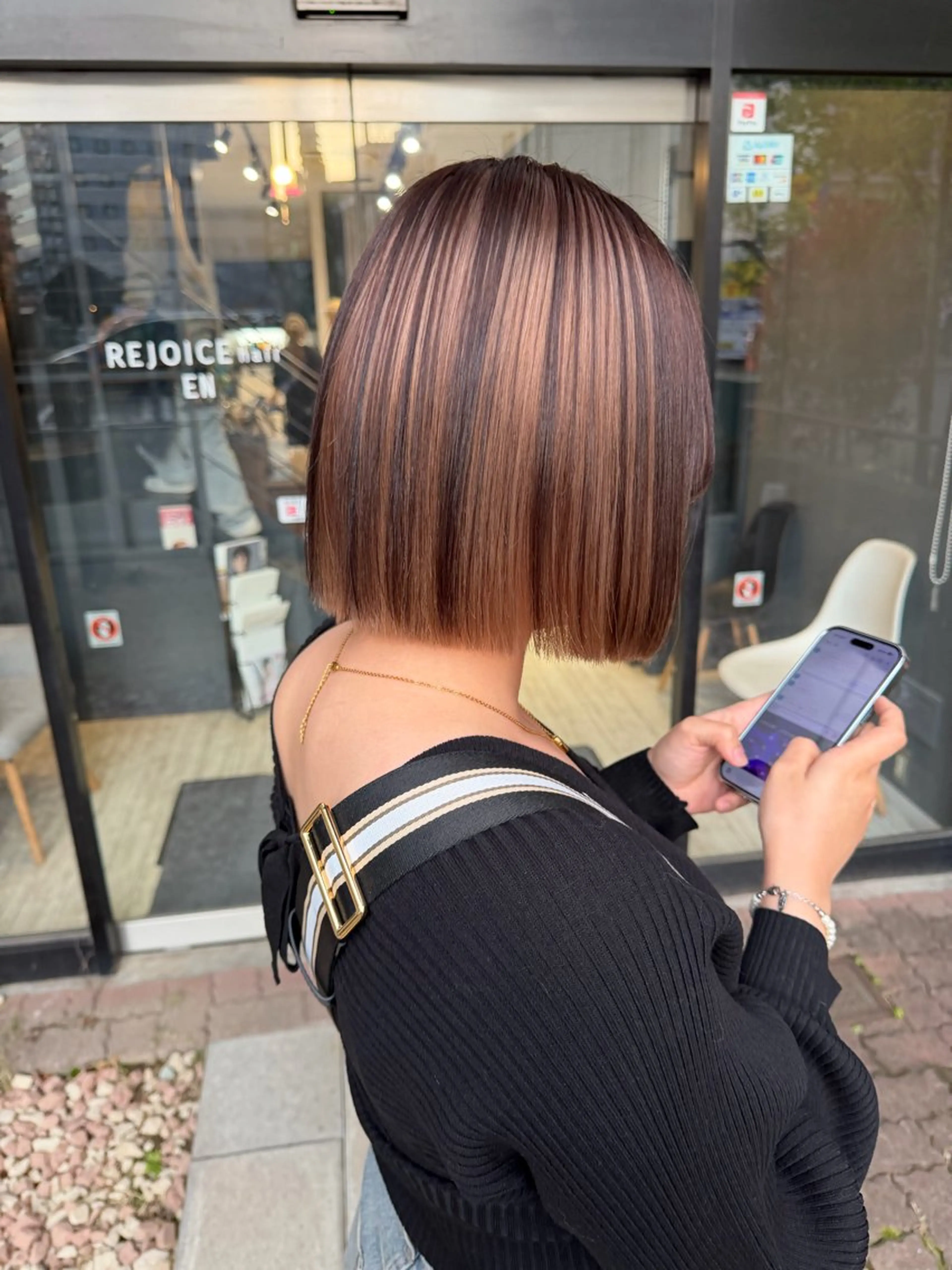 ショート カット ヘアカラー トリートメント ayumi / 郡山/暖色カラーのヘアスタイル