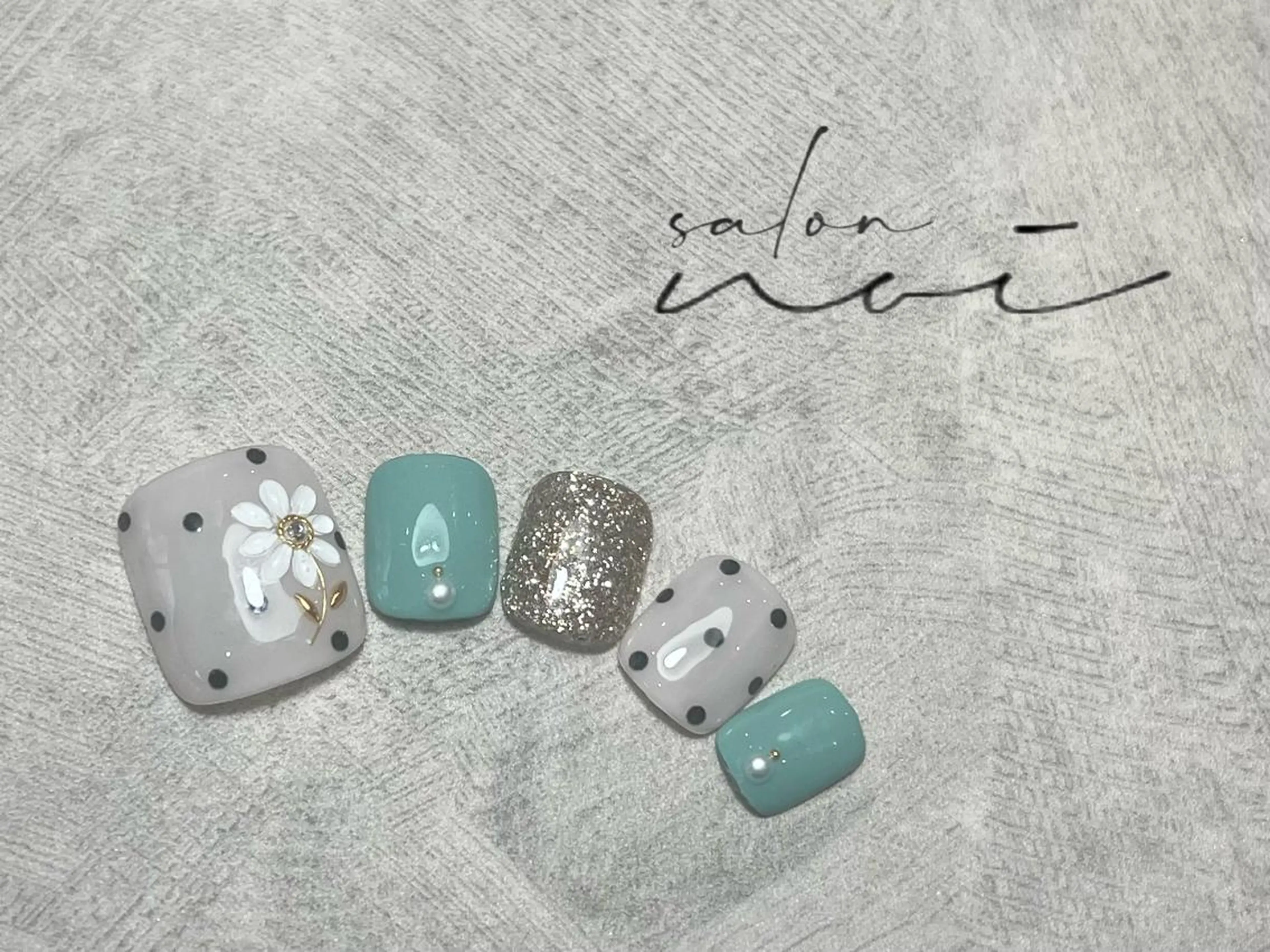 ネイル フットネイル 春ネイル フットネイル salon noi所属・salon noiのネイルデザイン