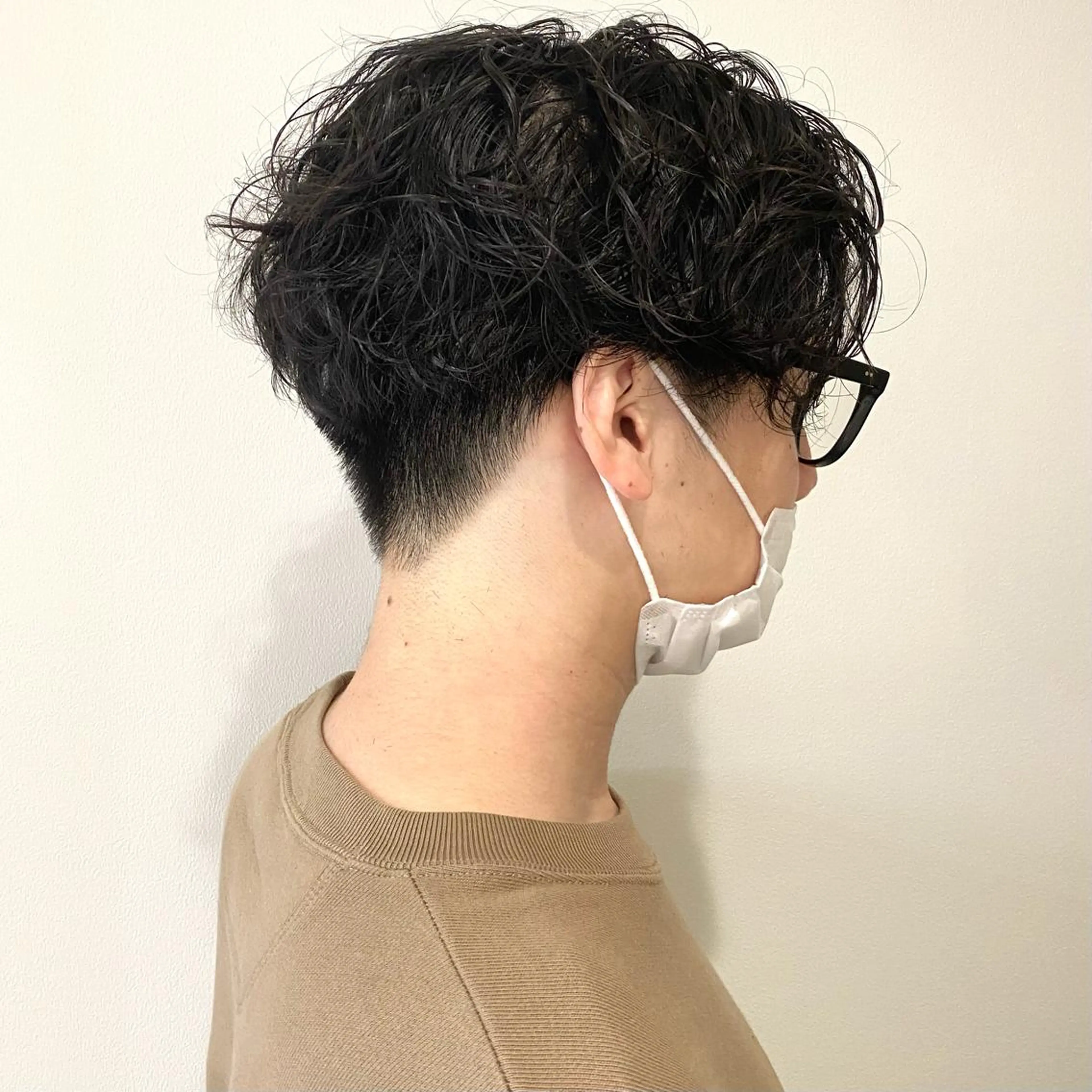 ショート パーマ メンズ カット パーマ 永野 正芳のヘアスタイル