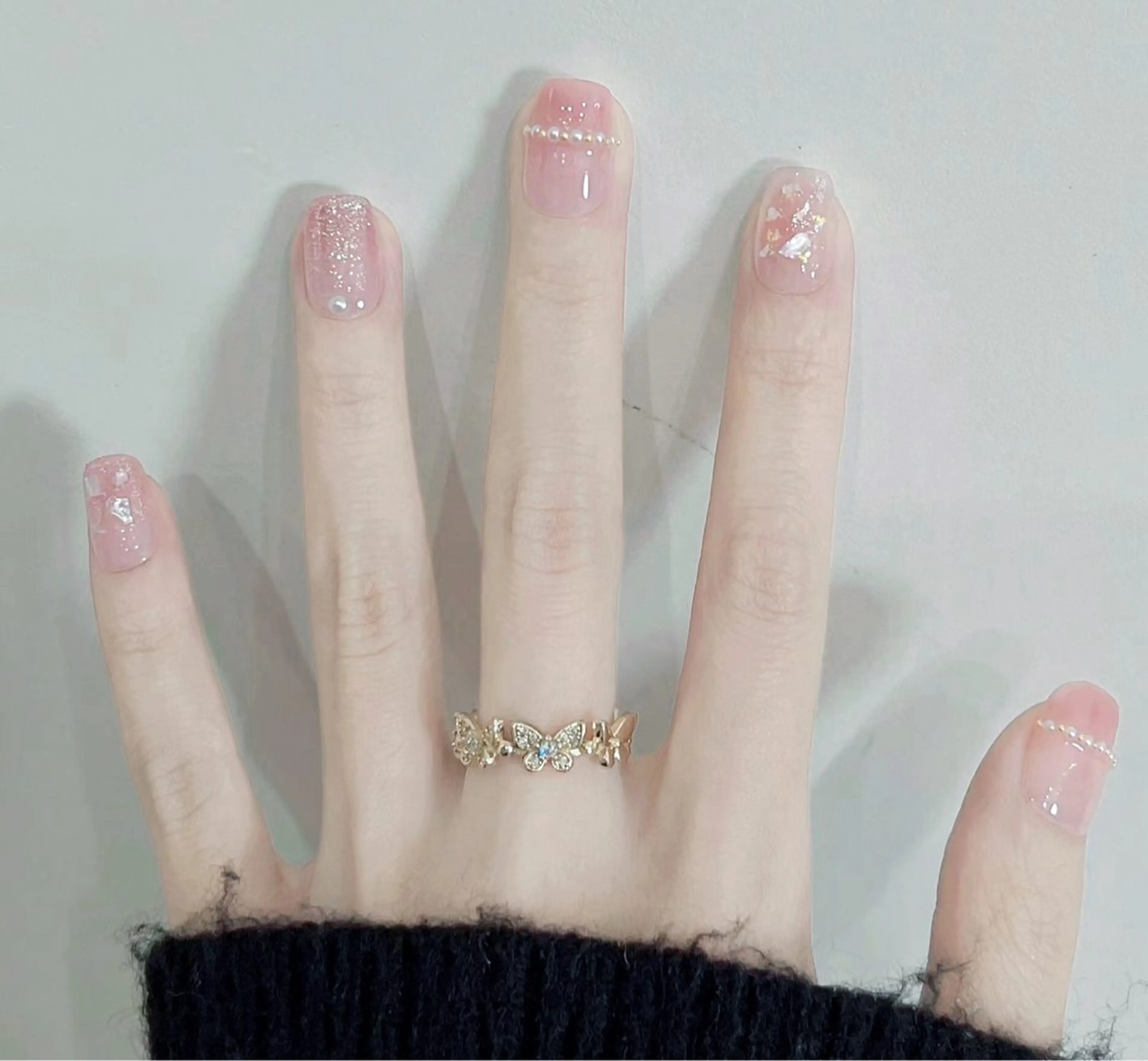 ネイル ハンドネイル MoonNail ユリ🌸のネイルデザイン