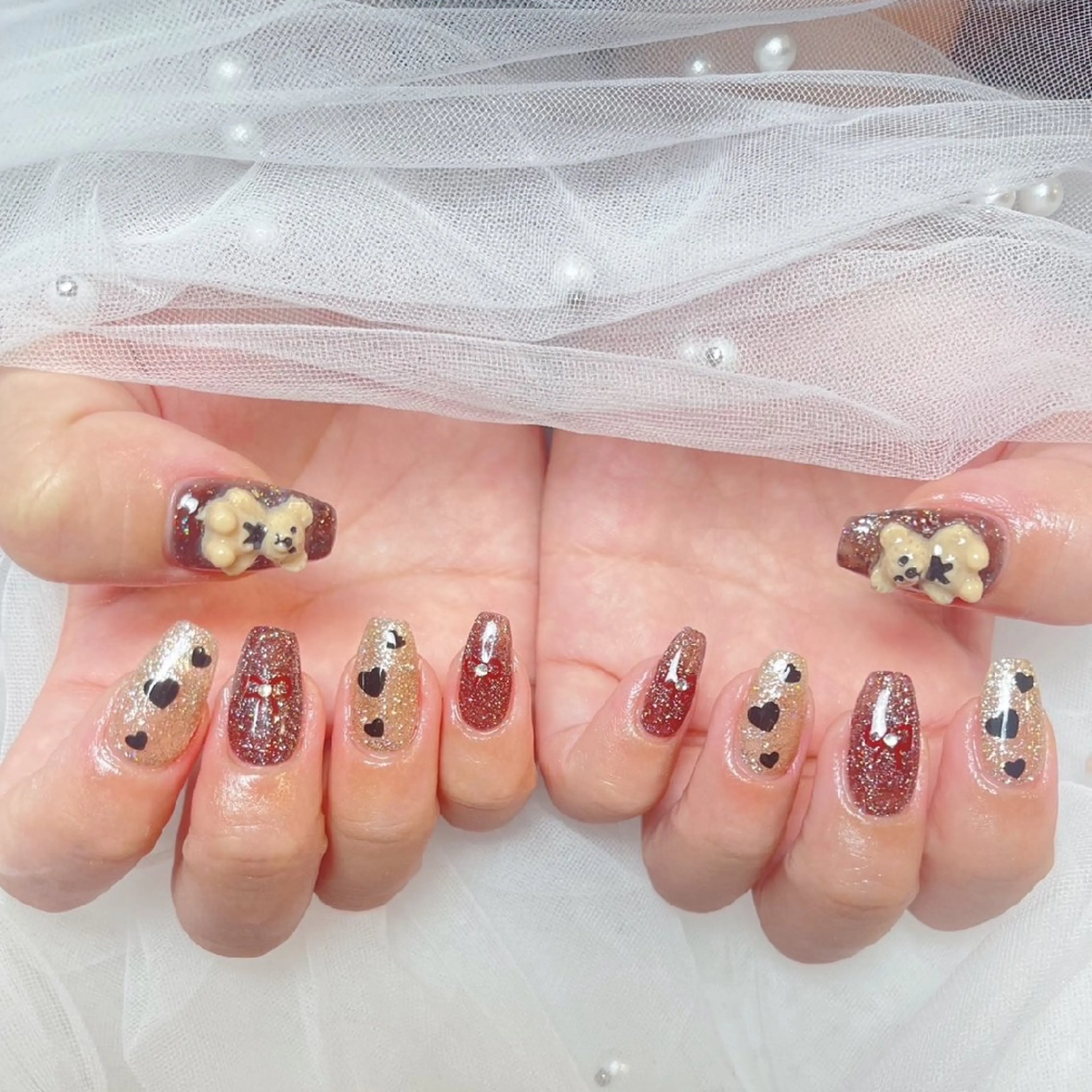 ネイル ハンドネイル PINKY♡ YUIのネイルデザイン