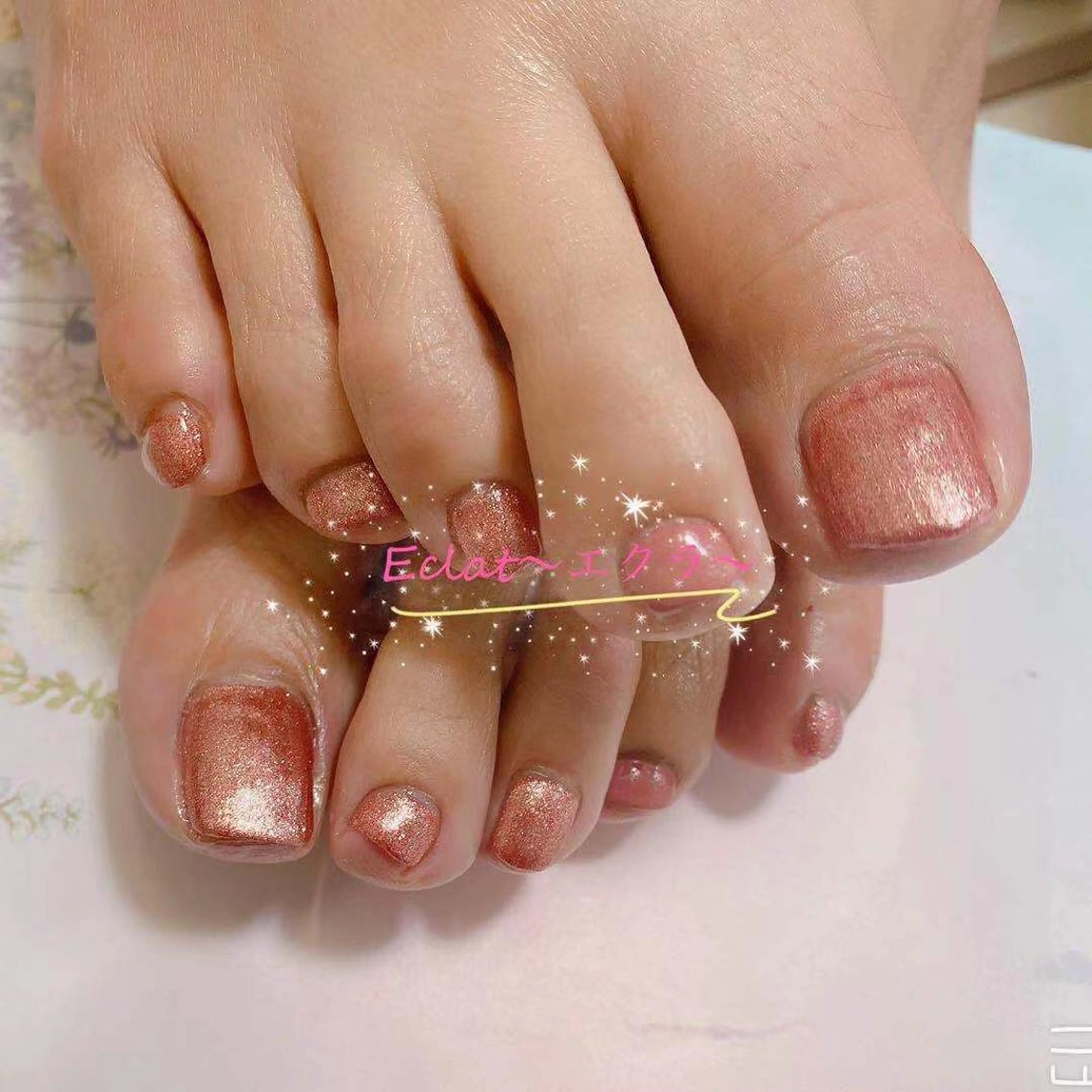 ネイル フットネイル ネイルサロン エクラ 🌹【スカルプ専門】のネイルデザイン