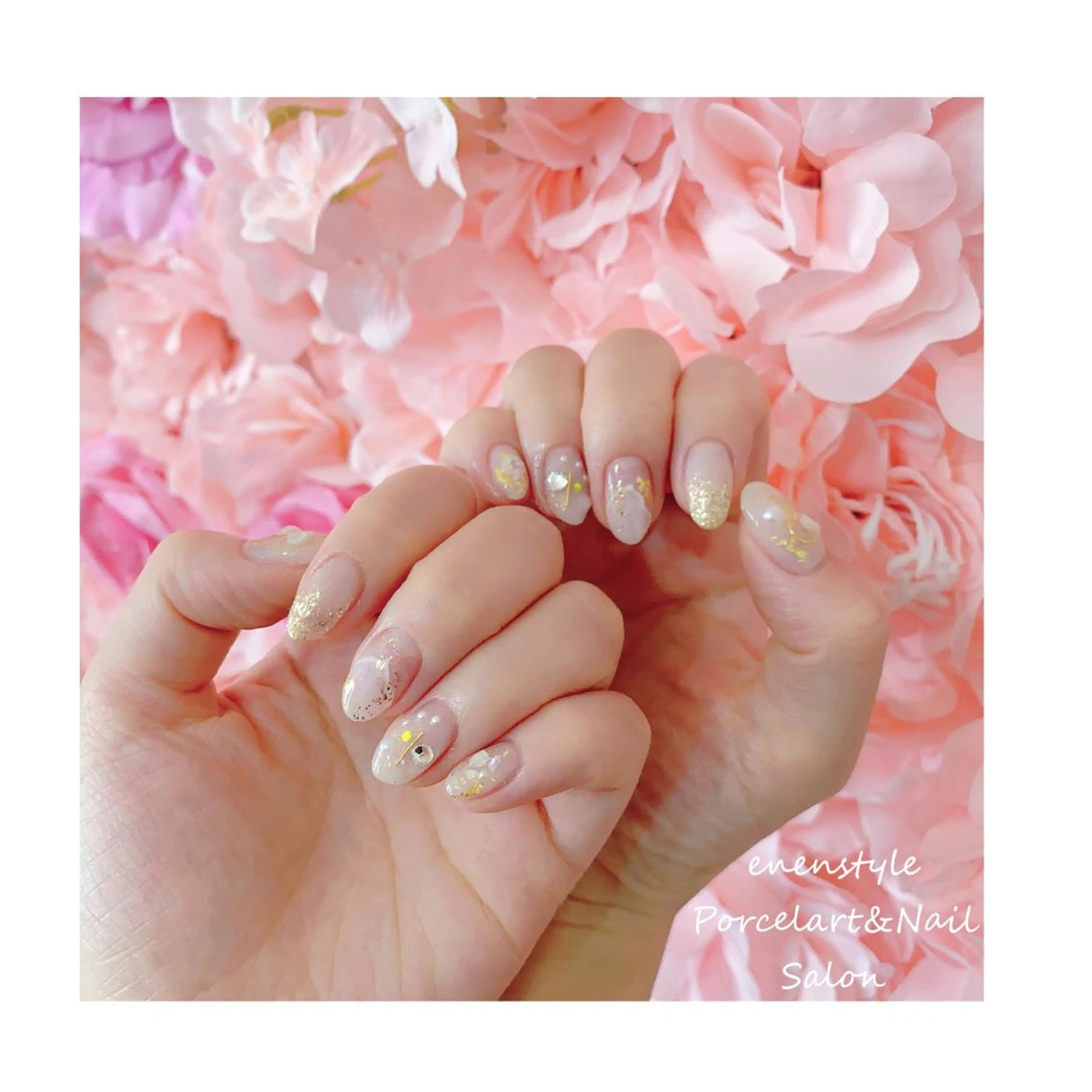 ショート ネイル ジェルネイル ニュアンスネイル オフィスネイル ワンカラーネイル パラジェル ハンドネイル 👑enen style👑のネイルデザイン