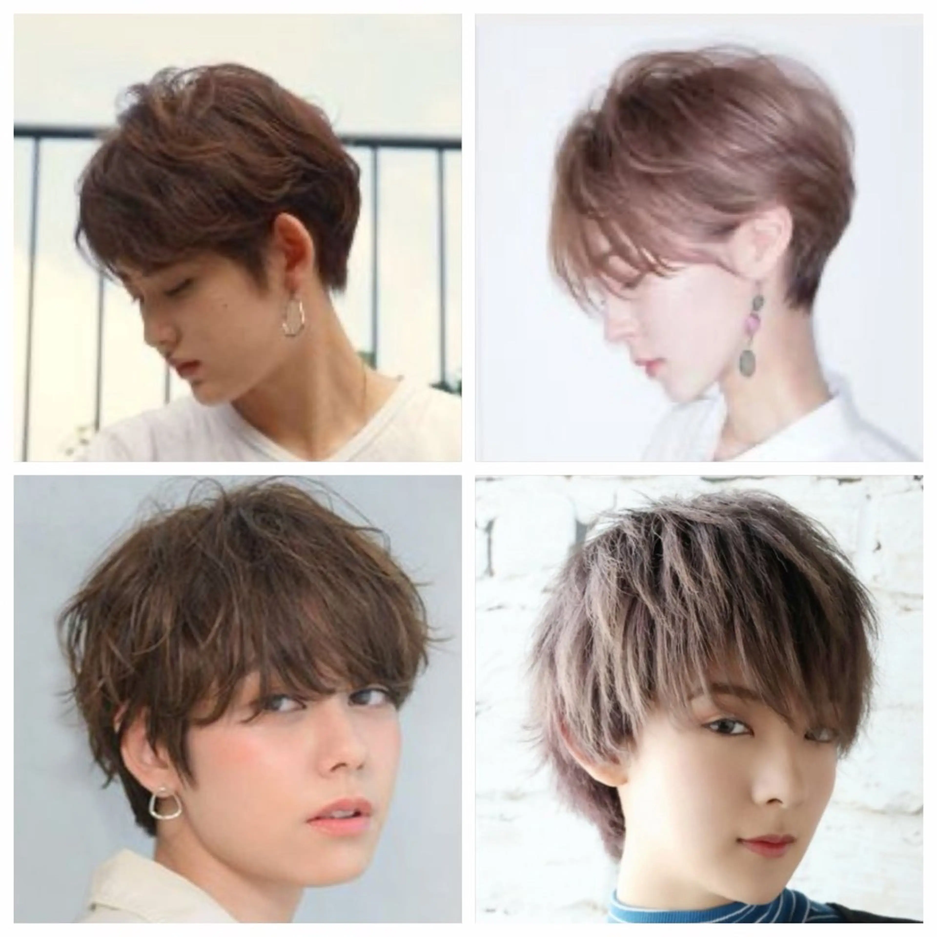ショート 🧸 仲間ひめかのヘアスタイル
