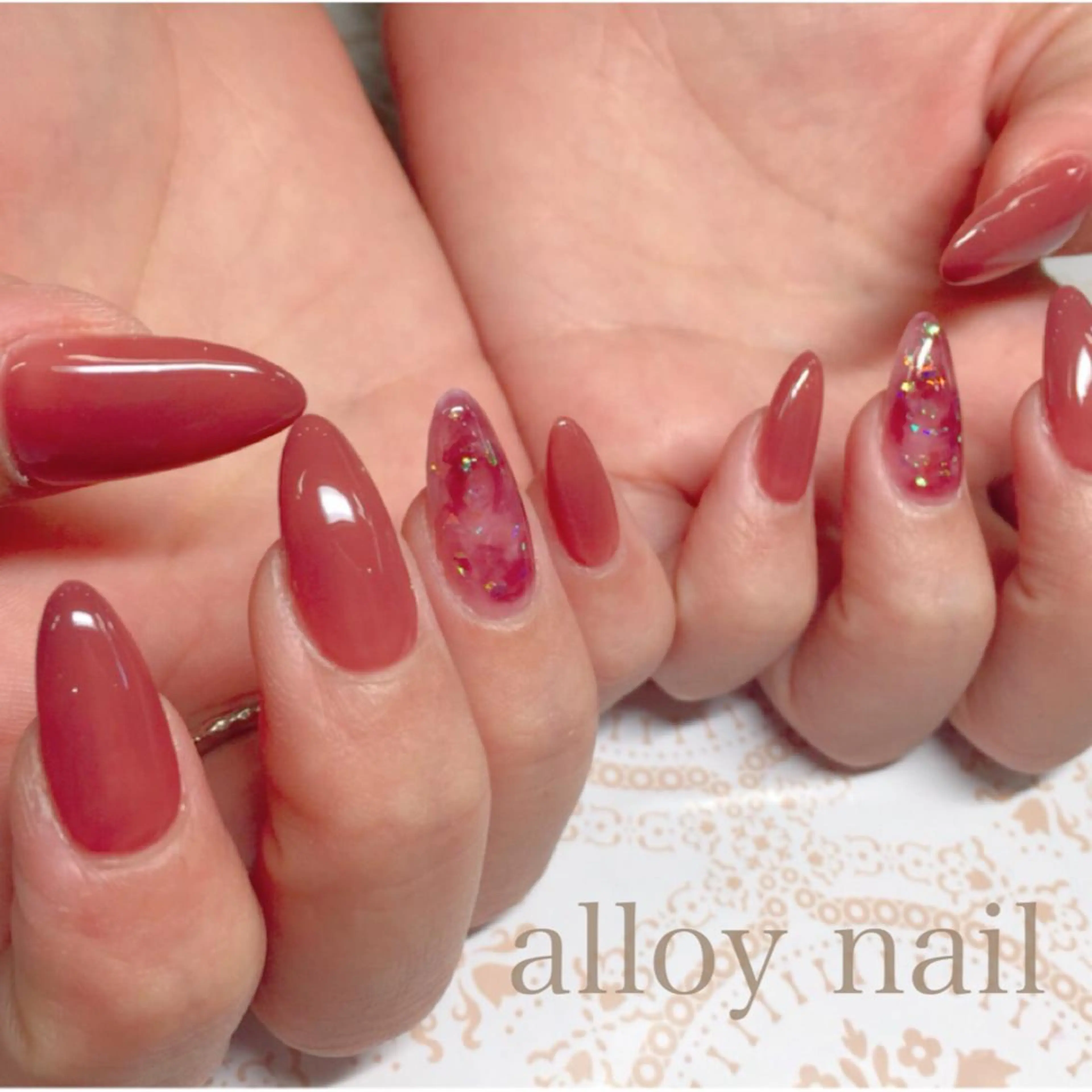ネイル ハンドネイル alloy nailのネイルデザイン