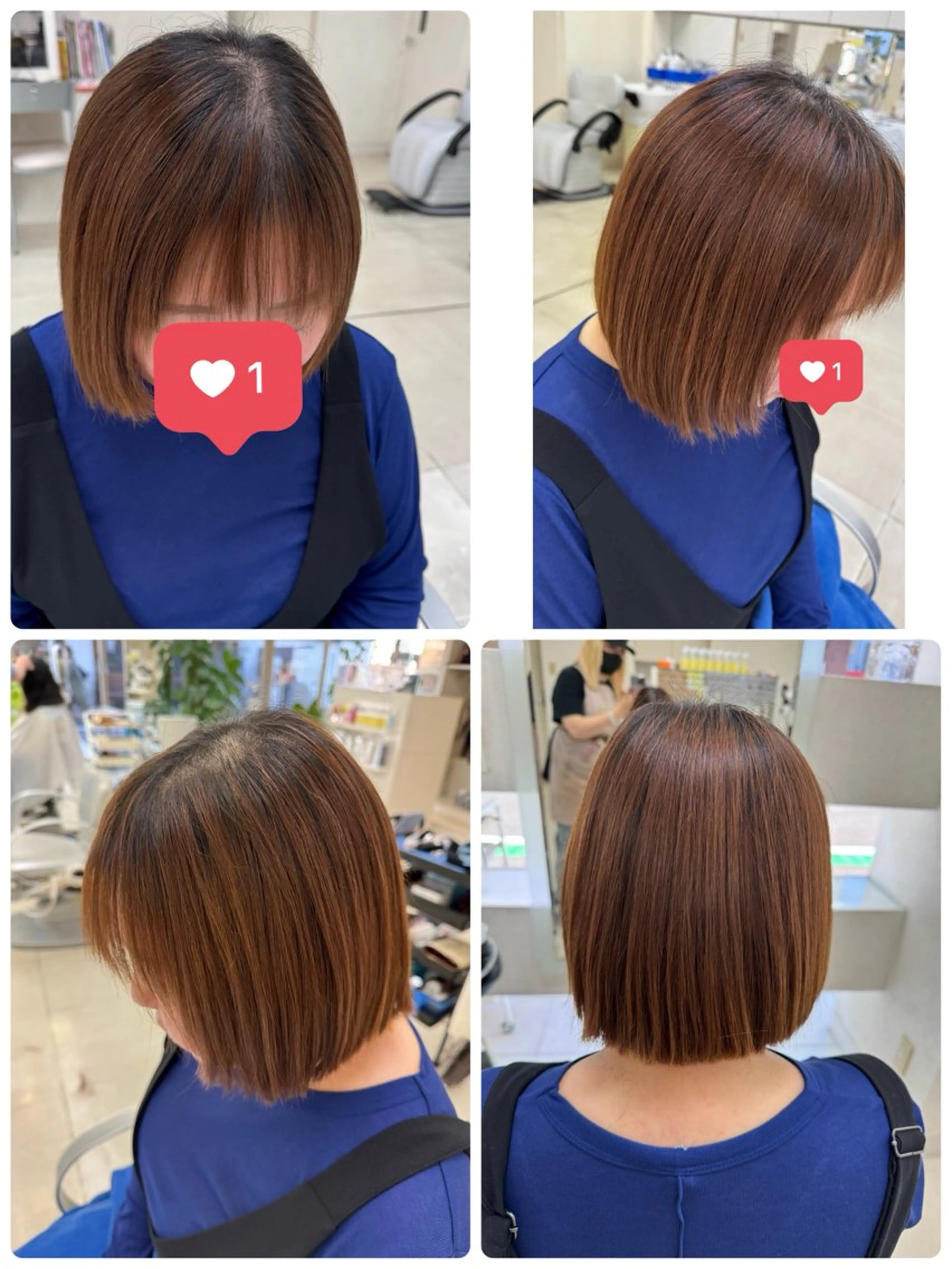 タカハシ リナのヘアスタイル