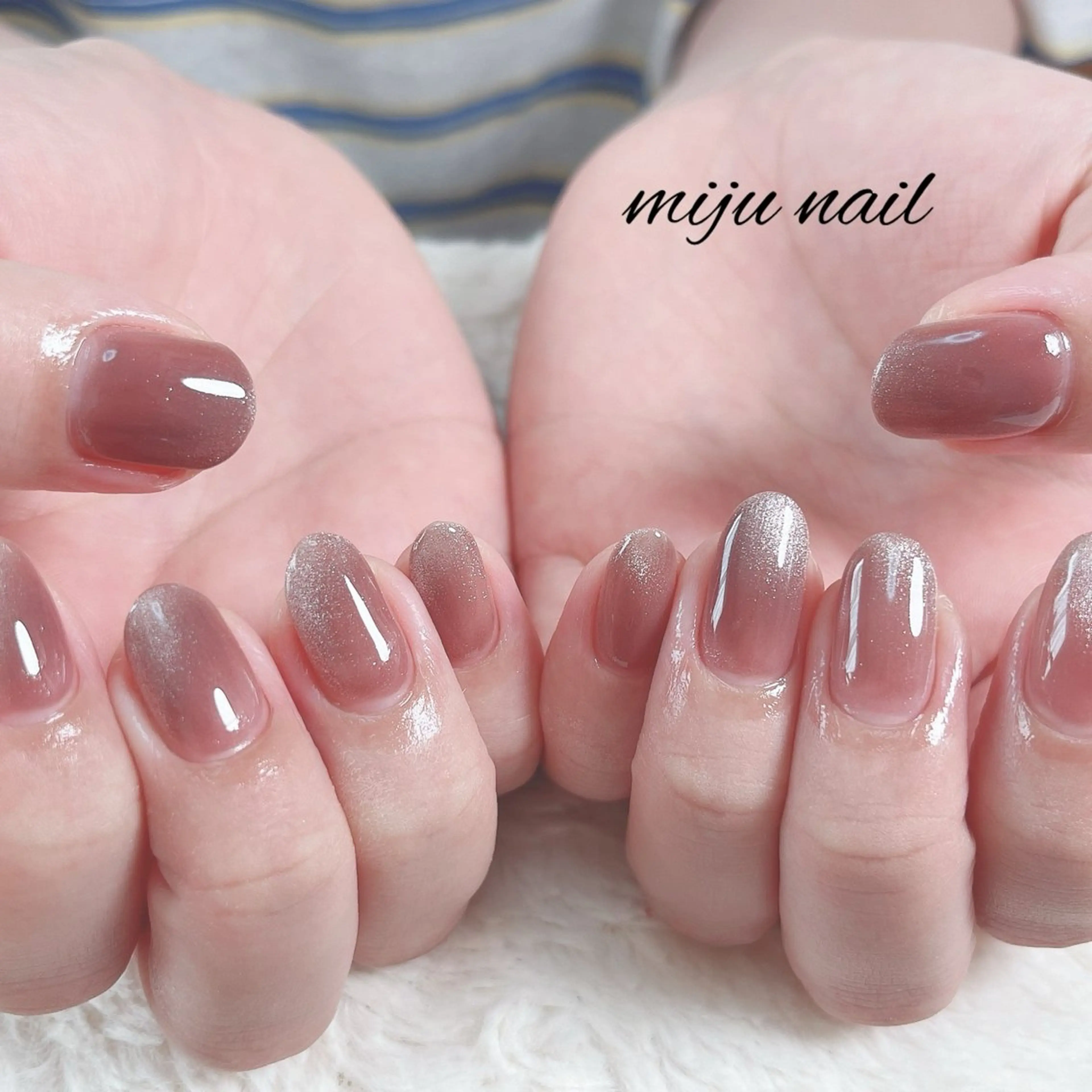 ネイル ❁miju nail 大人上品/自爪育成のネイルデザイン