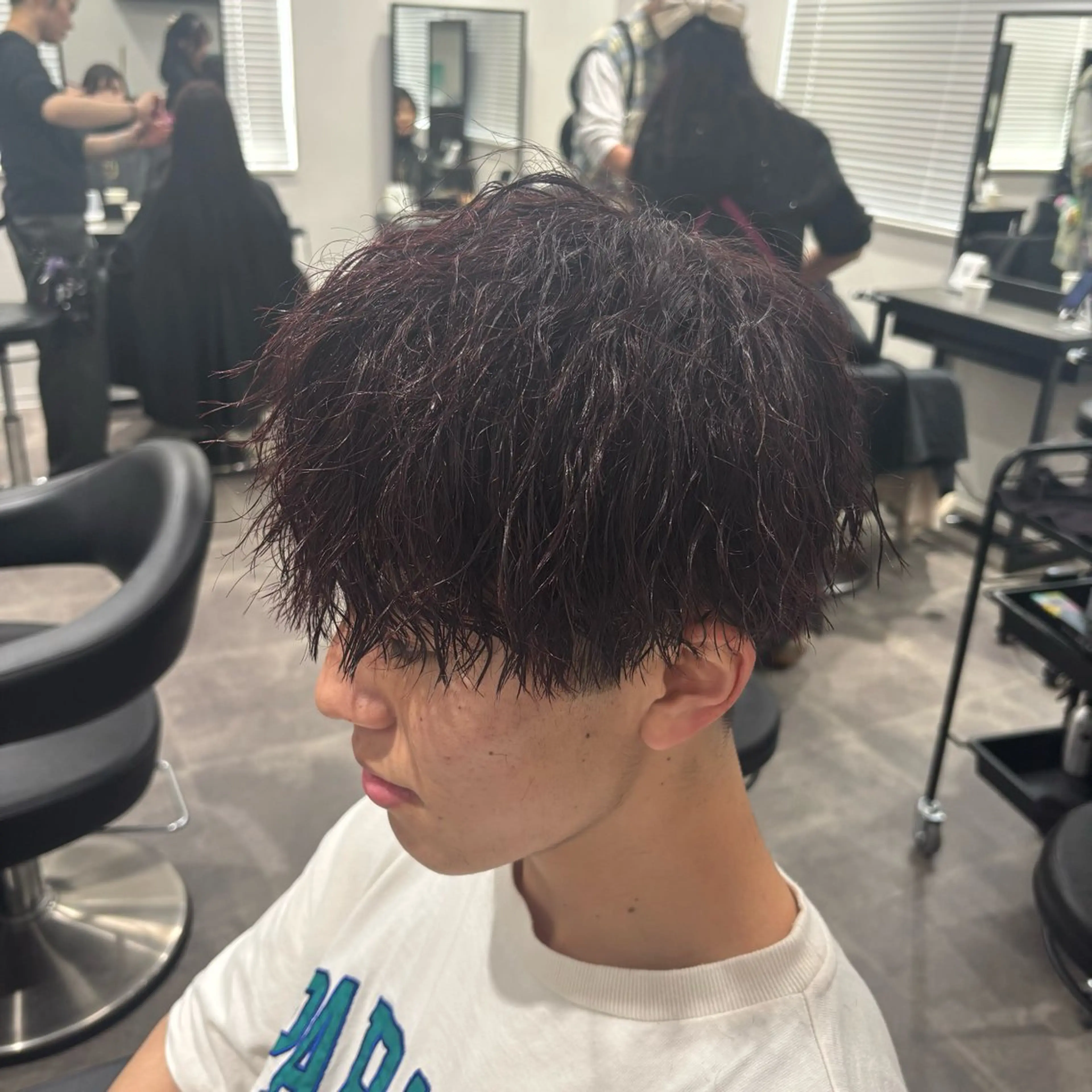 メンズ カット パーマ 🪽直毛男子の救世主 🪽フェザーパーマのヘアスタイル