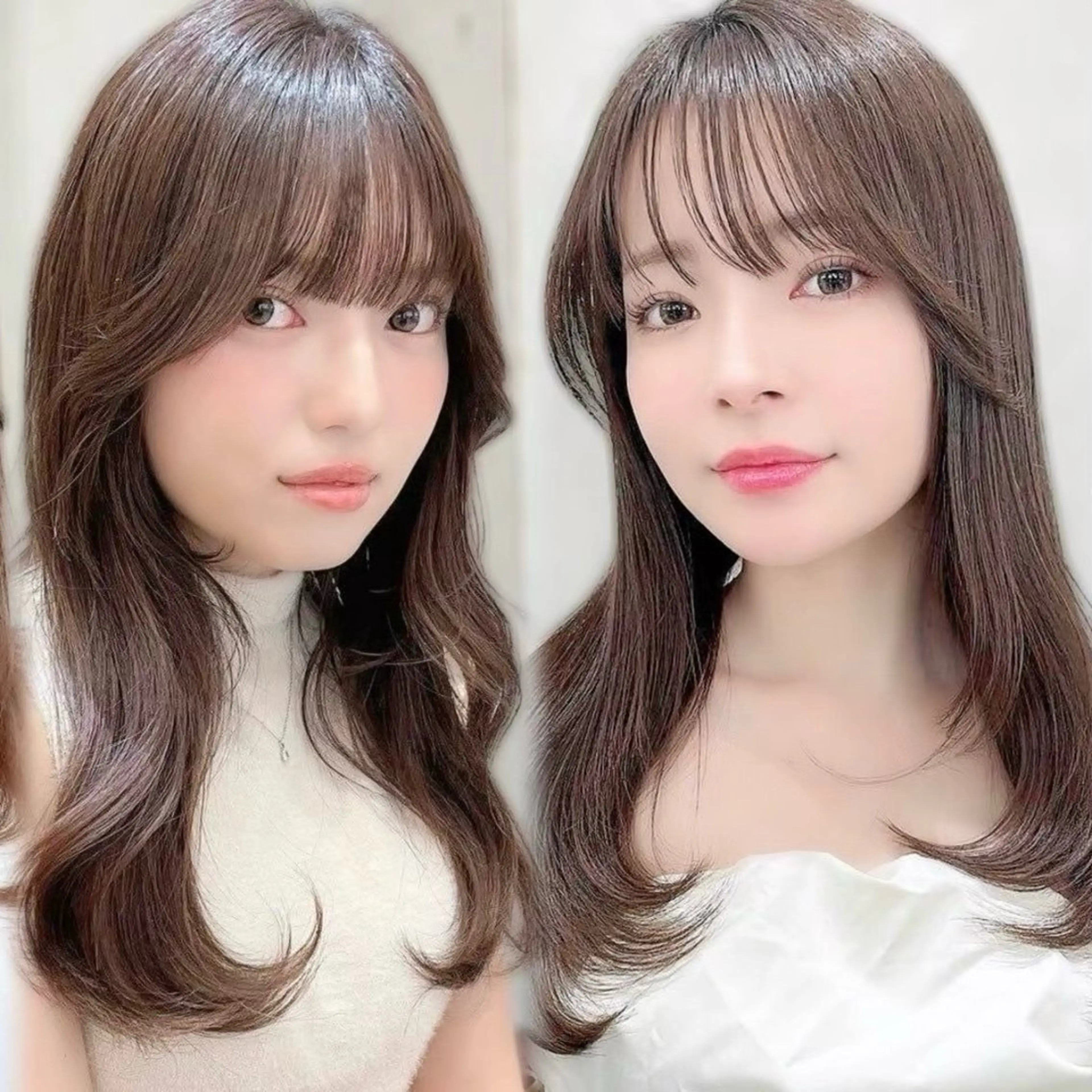 ロング ボブ/レイヤー/ 縮毛矯正/ 渡邊莉玖のヘアスタイル