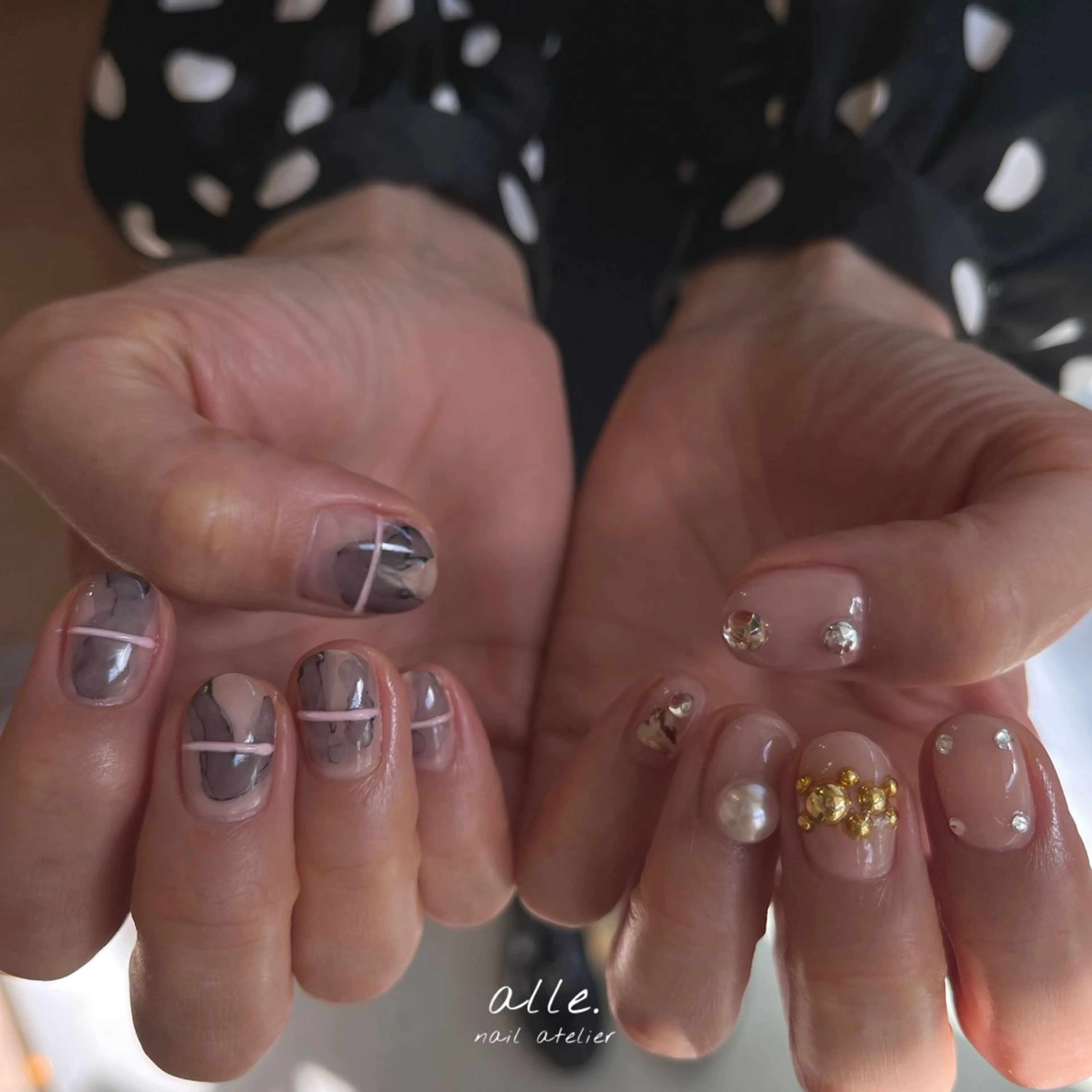 ネイル ハンドネイル atelier alle.のネイルデザイン