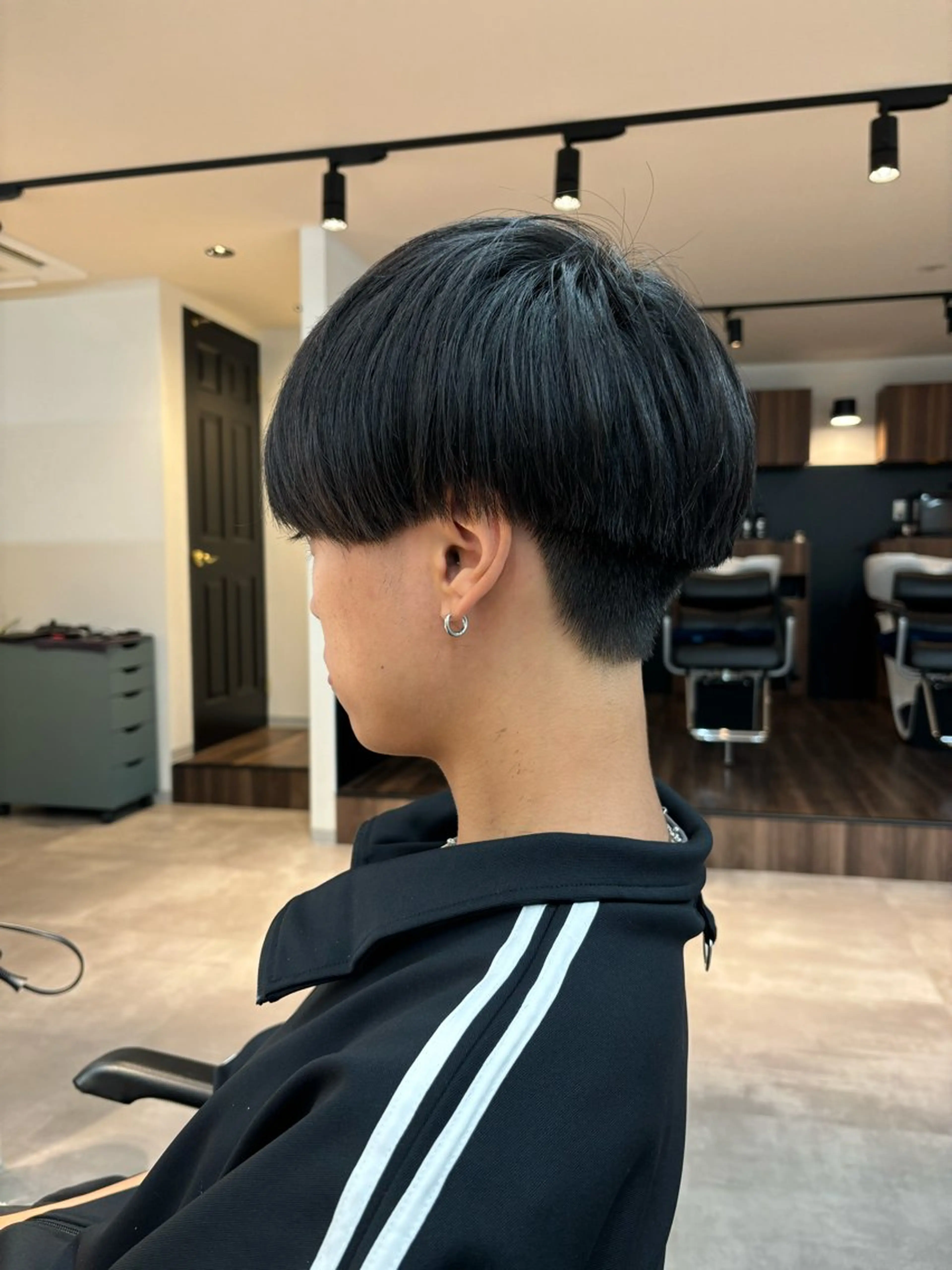 メンズ マッシュ カット 保立/フェザーパーマ /メンズカット千葉のヘアスタイル