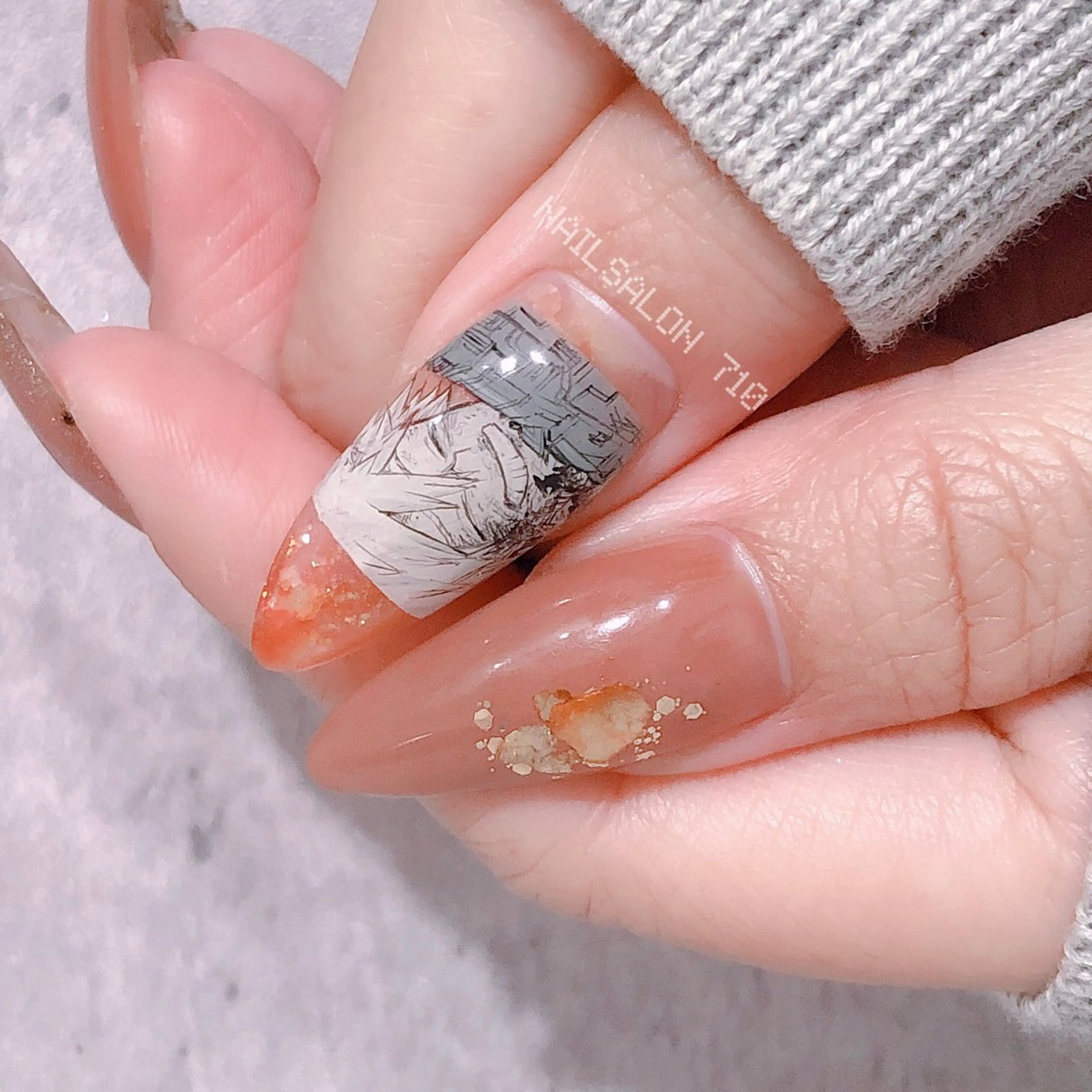 ネイル ハンドネイル ナナイチゼロ I.Naoのネイルデザイン