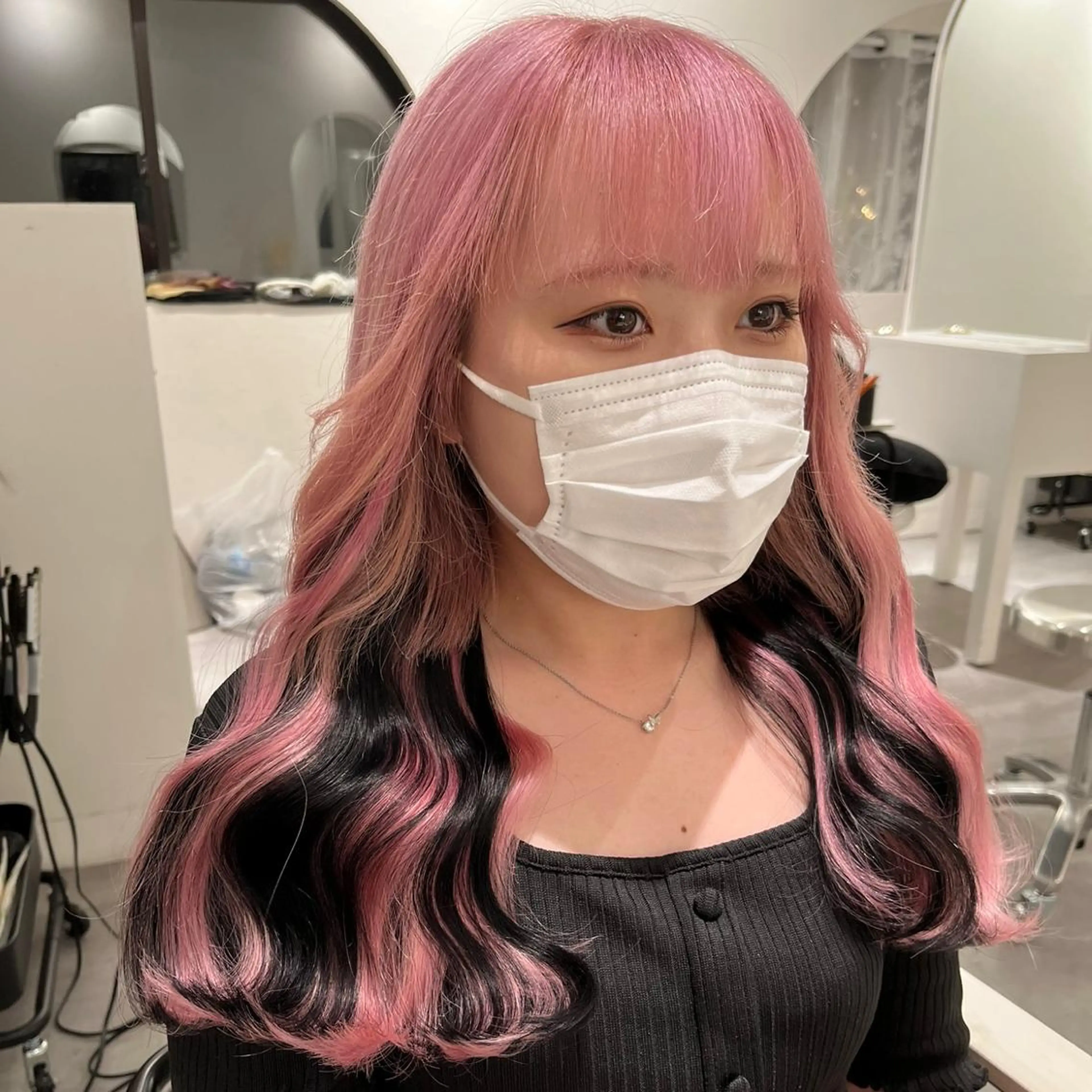 ロング MOE🐈‍⬛🎀 エクステ/ワンホンのヘアスタイル