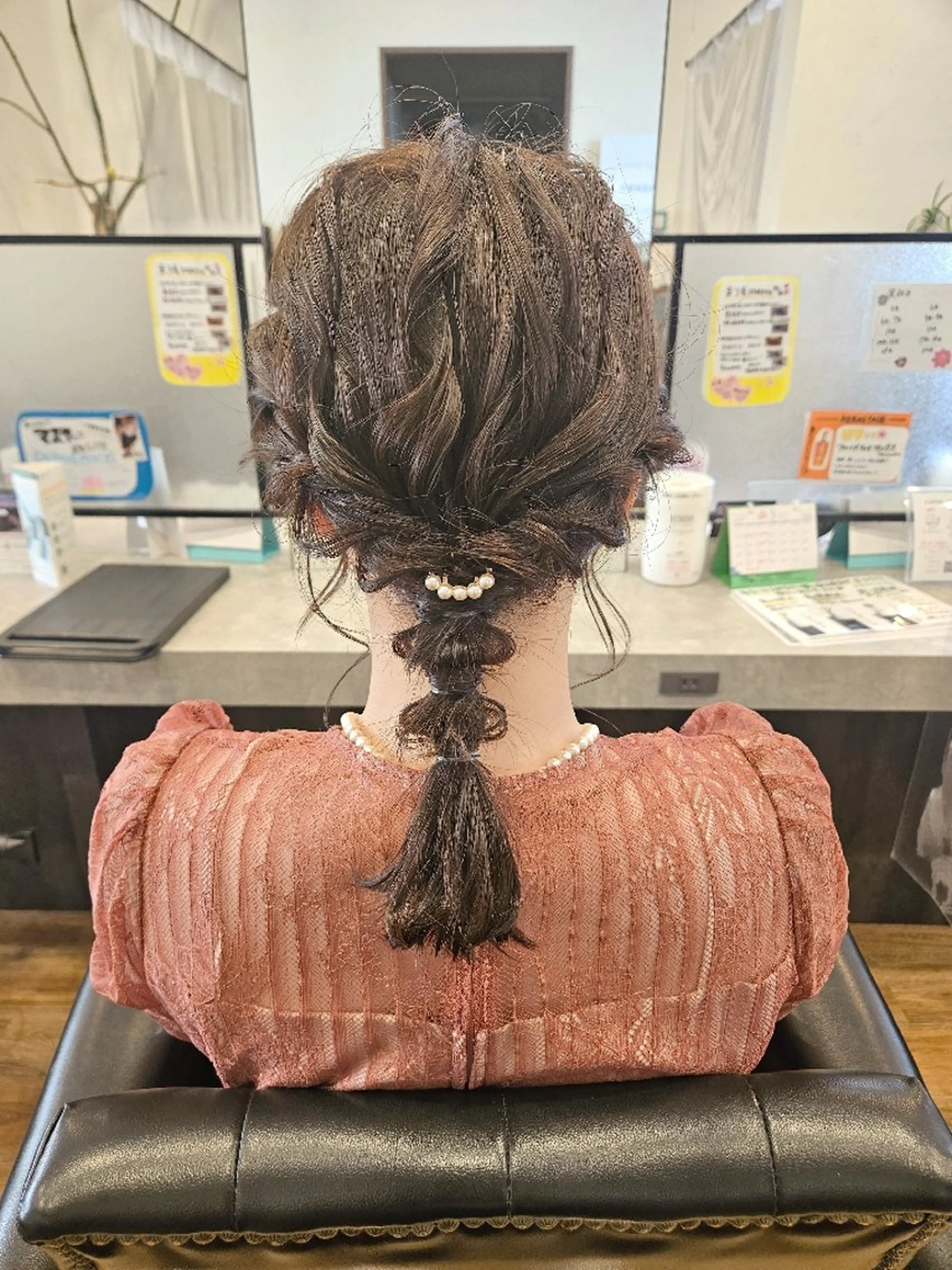 ヘアアレンジ ミディアム 関口 友菜のヘアスタイル