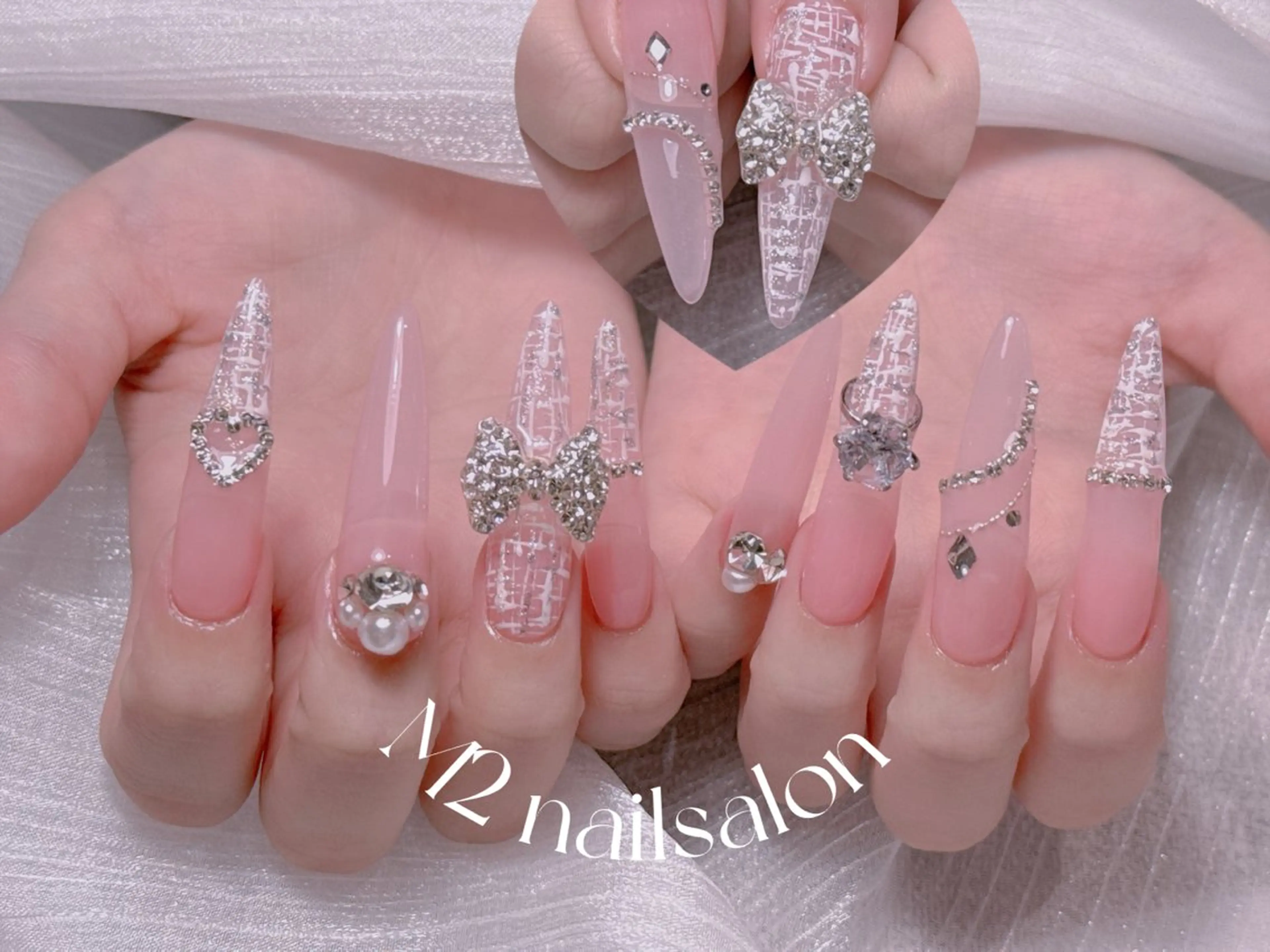 ネイル ハンドネイル 長さだし専門店 M2 rikaのネイルデザイン