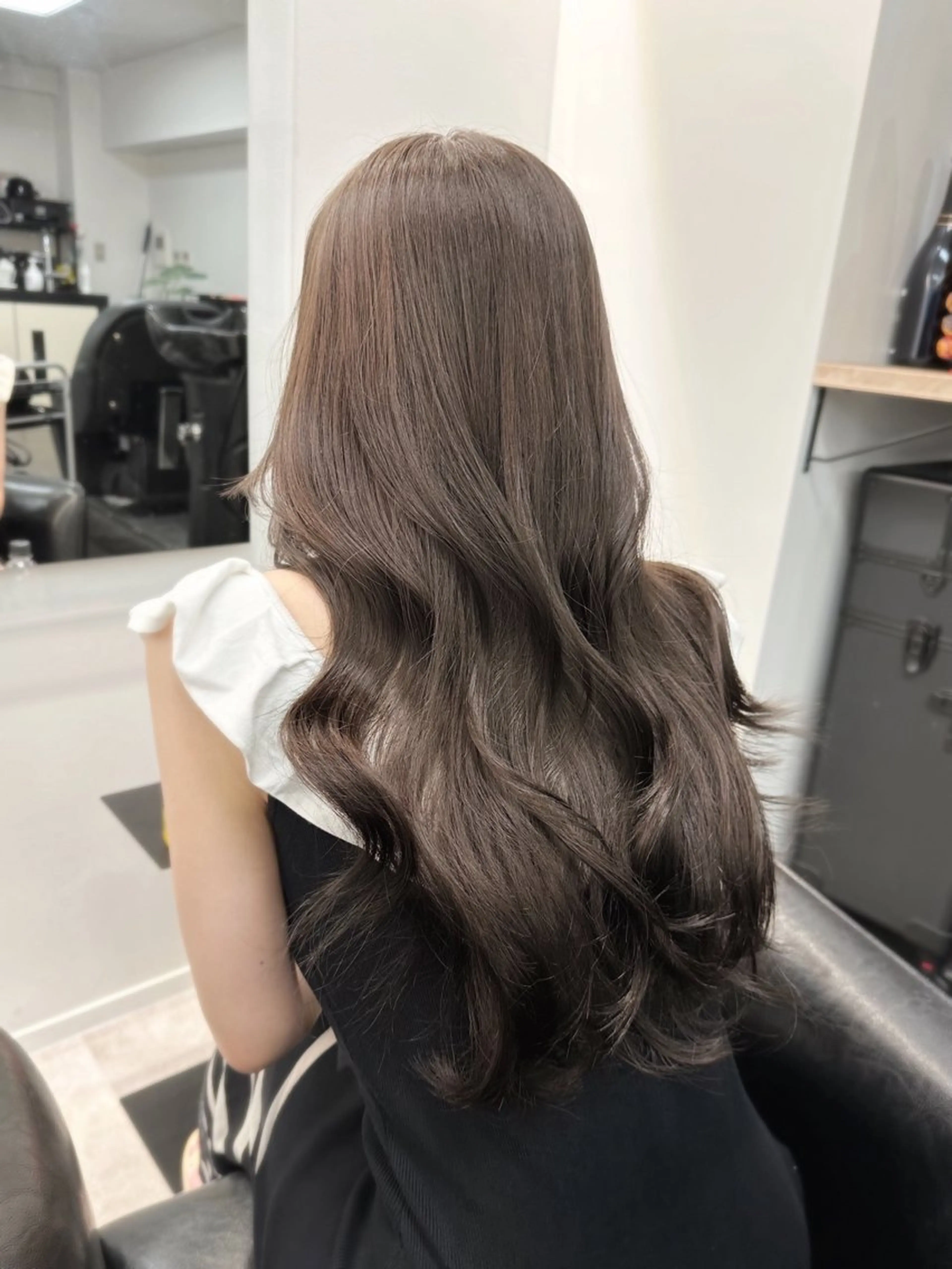 ミディアム カラー 韓国ヘア 店長NEGIのヘアスタイル
