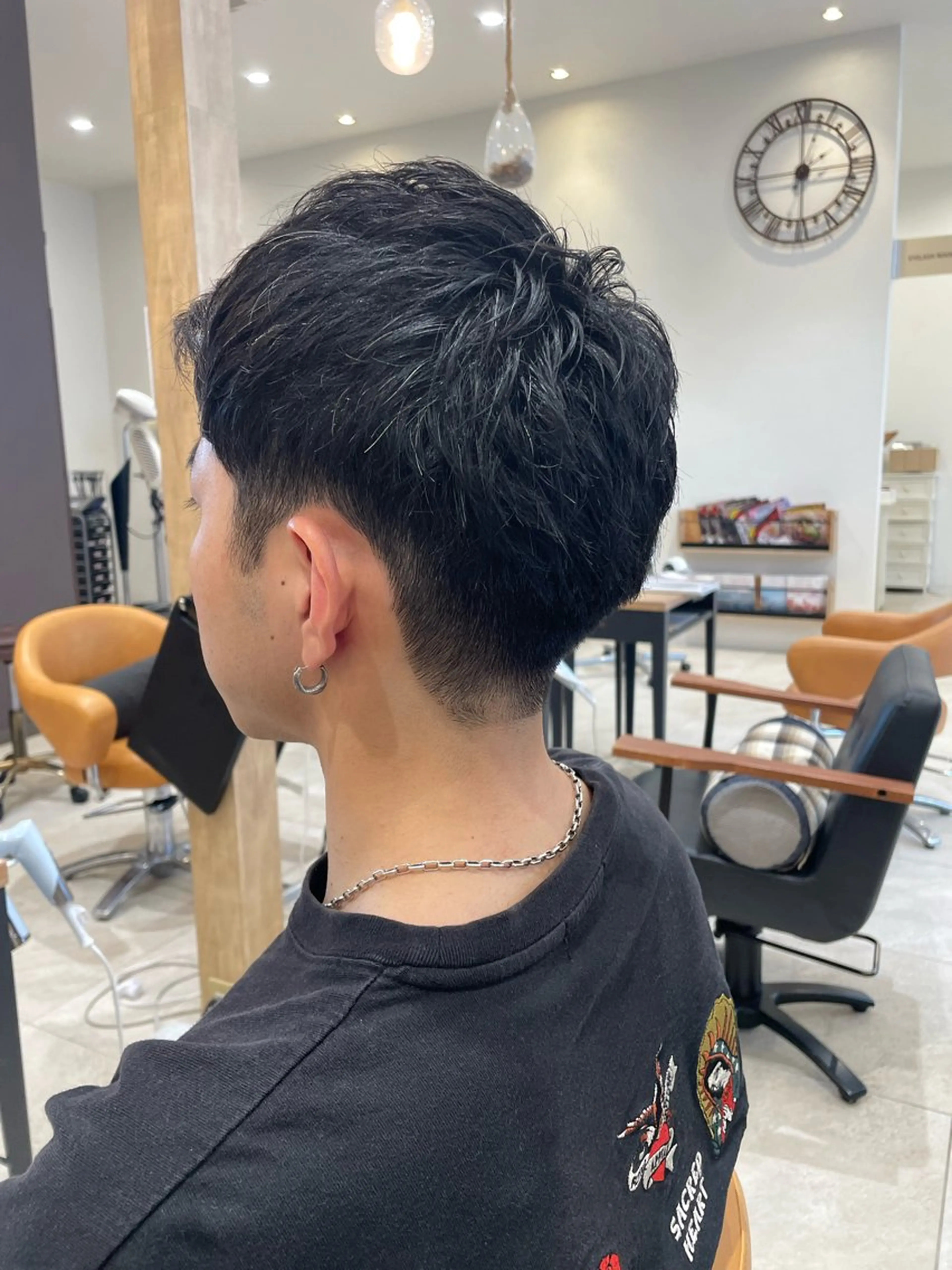 ショート メンズ カット 野水 隆雅のヘアスタイル