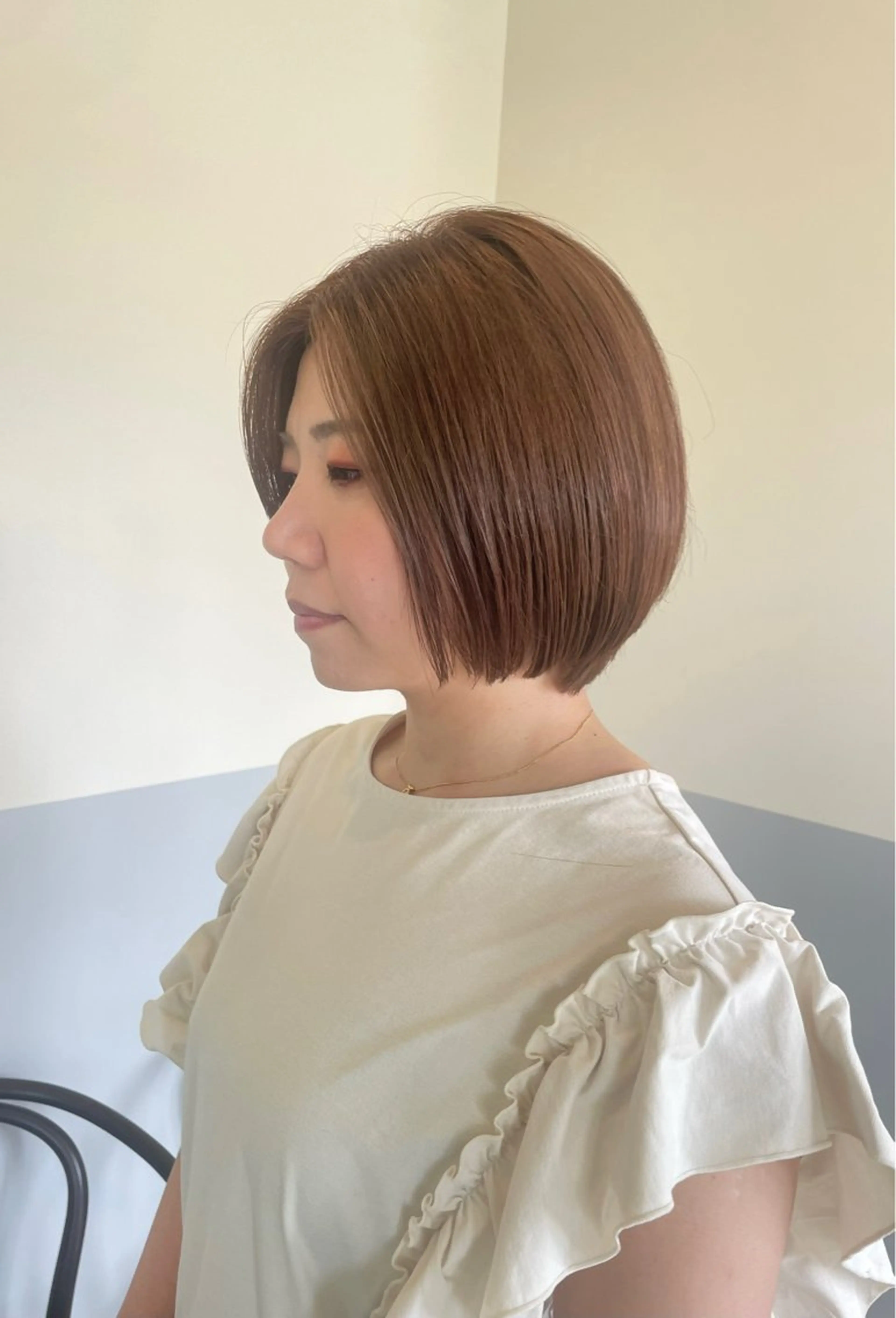 ショート 丸みショート ショートヘア 小久保 里紗のヘアスタイル