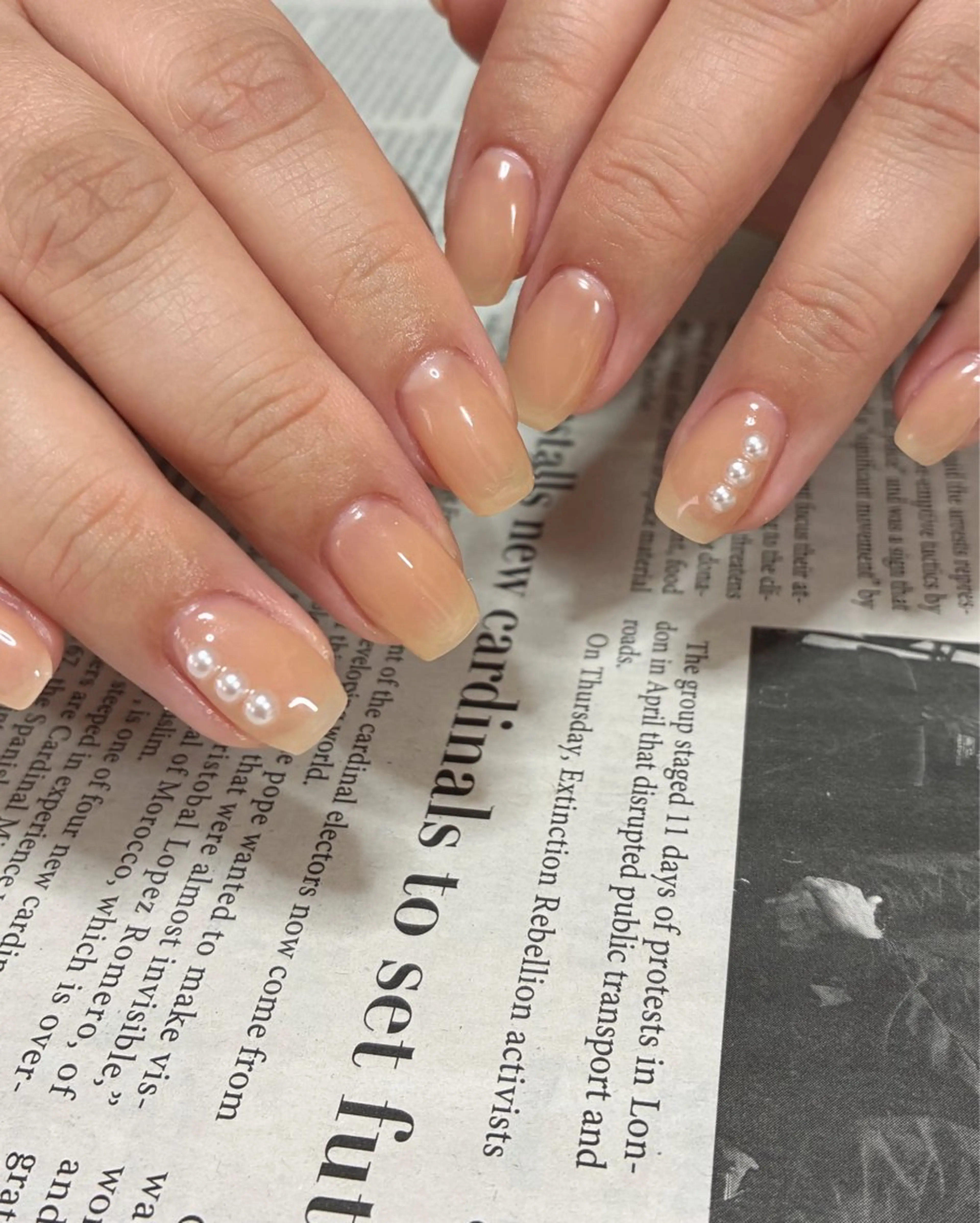 ネイル シンプルネイル shiki_nail 🪐のネイルデザイン