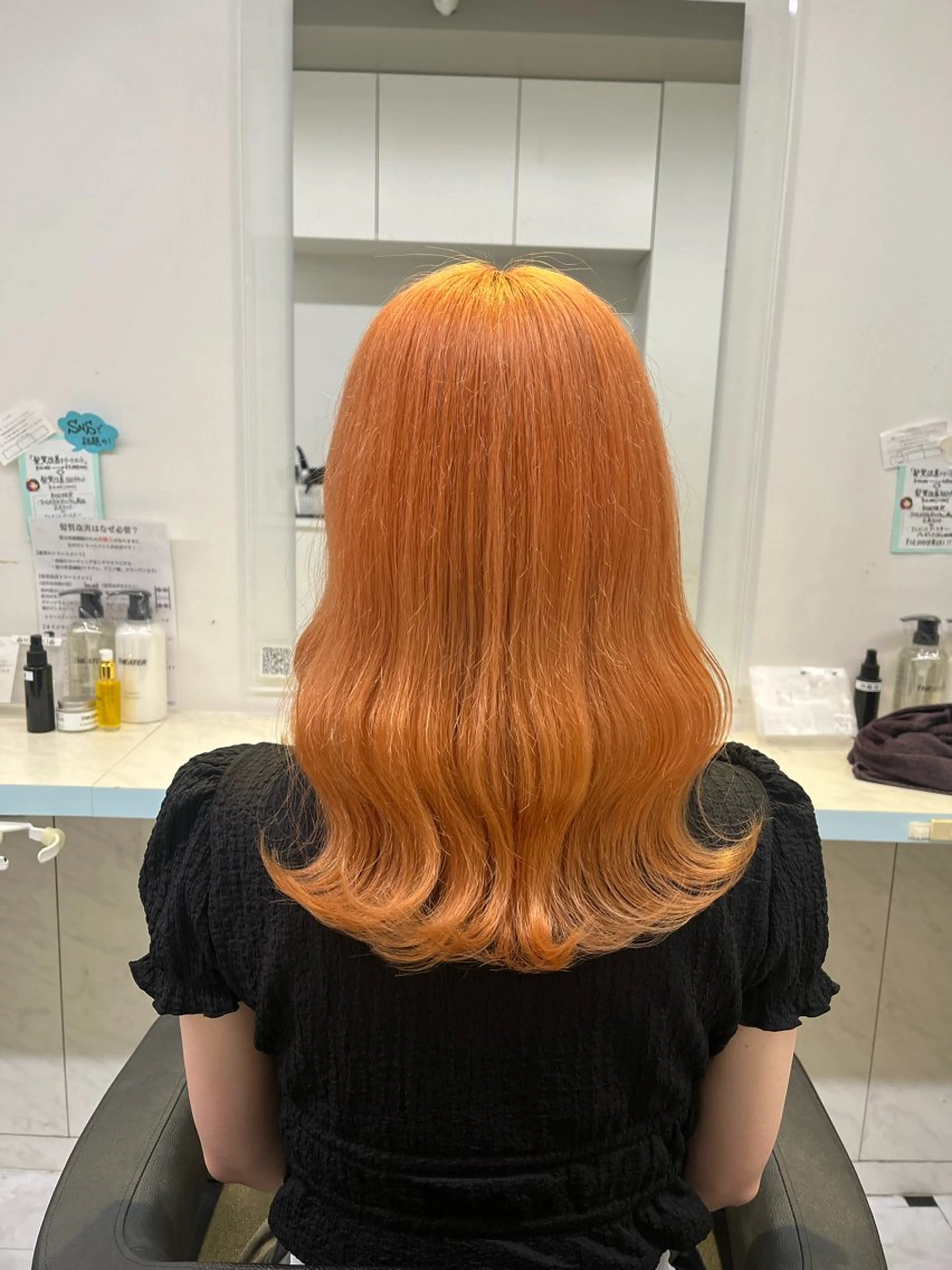 ミディアム カラー ヘアカラー トリートメント ブリーチカラー 🩵MIZUKIのヘアスタイル