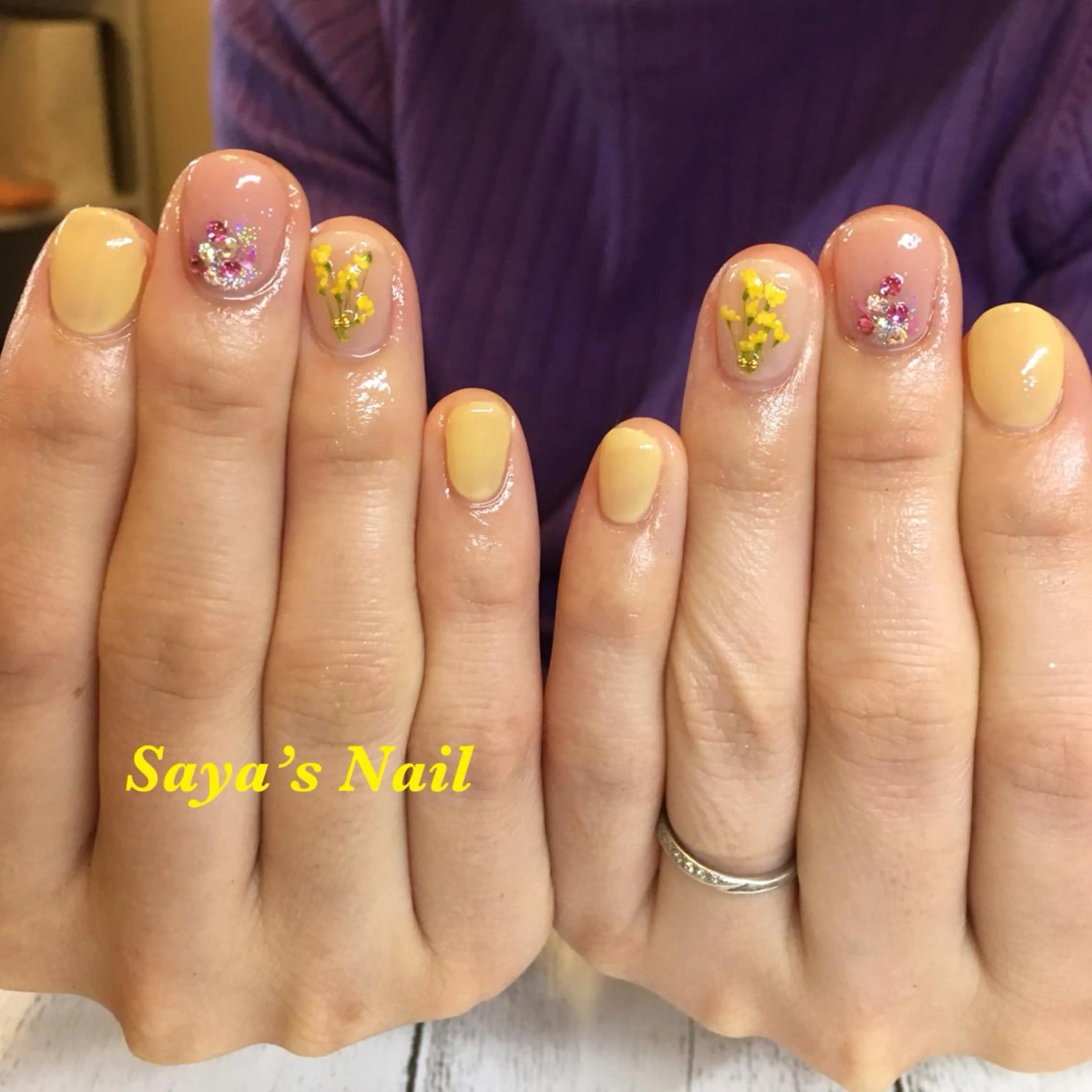 ネイル 春ネイル SantéNail SAYAKAのネイルデザイン