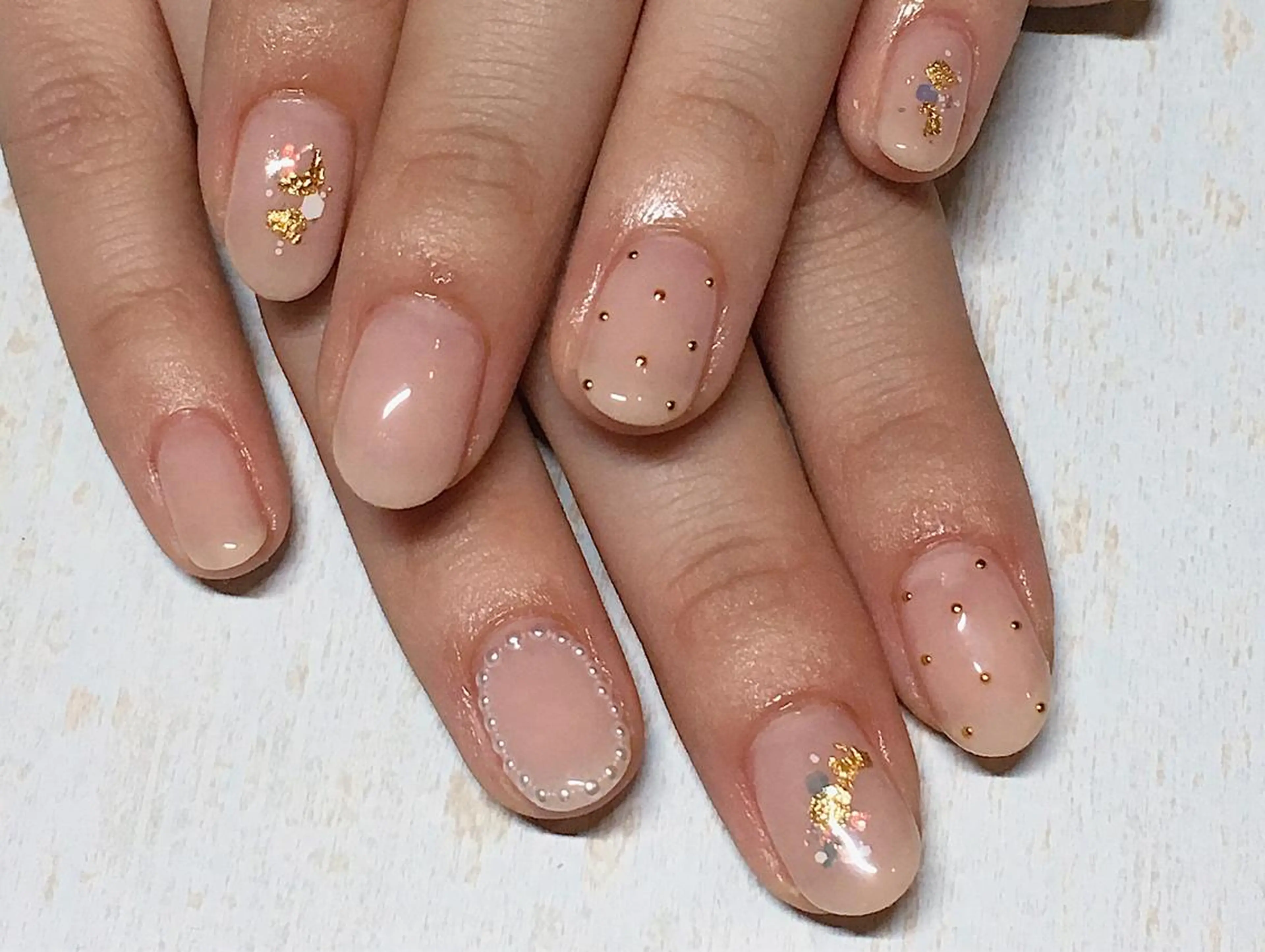 ネイル 𖡼 yumenoのネイルデザイン