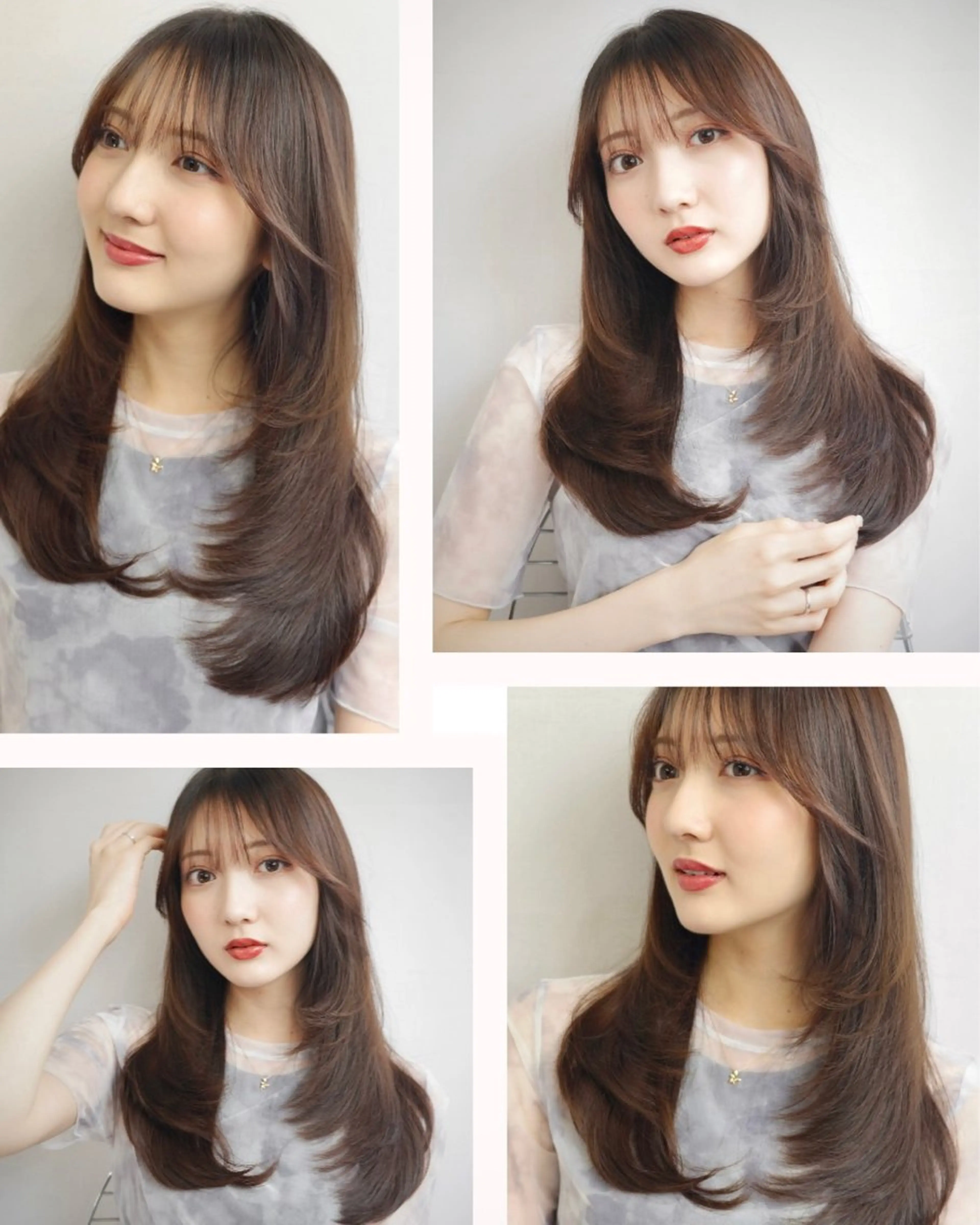 ロング カラー レイヤーカット ✨上品レディーなヘア スタイルへ✨髙木諒也のヘアスタイル