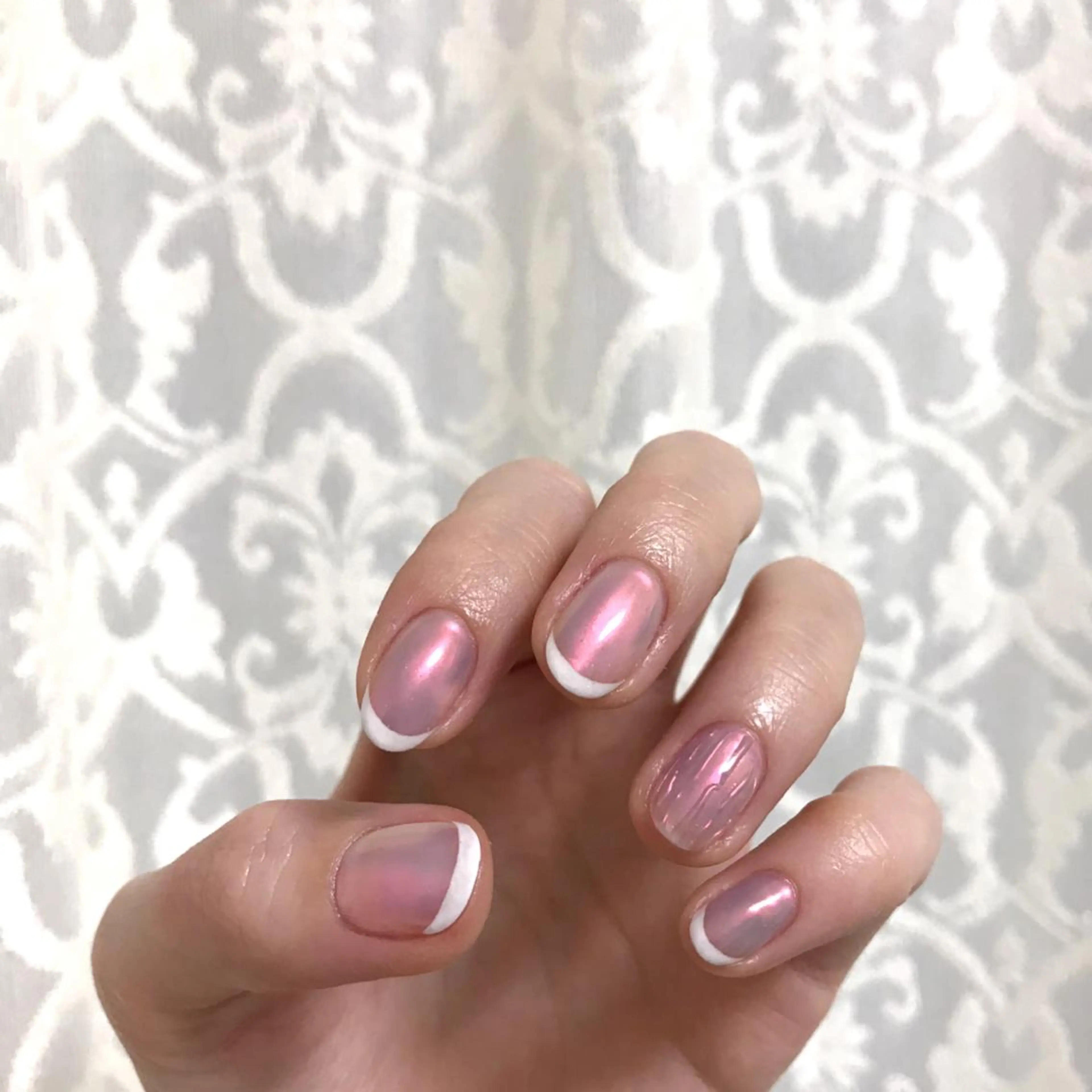 ネイル オーロラネイル ハンドネイル 💅chainail _aiのネイルデザイン