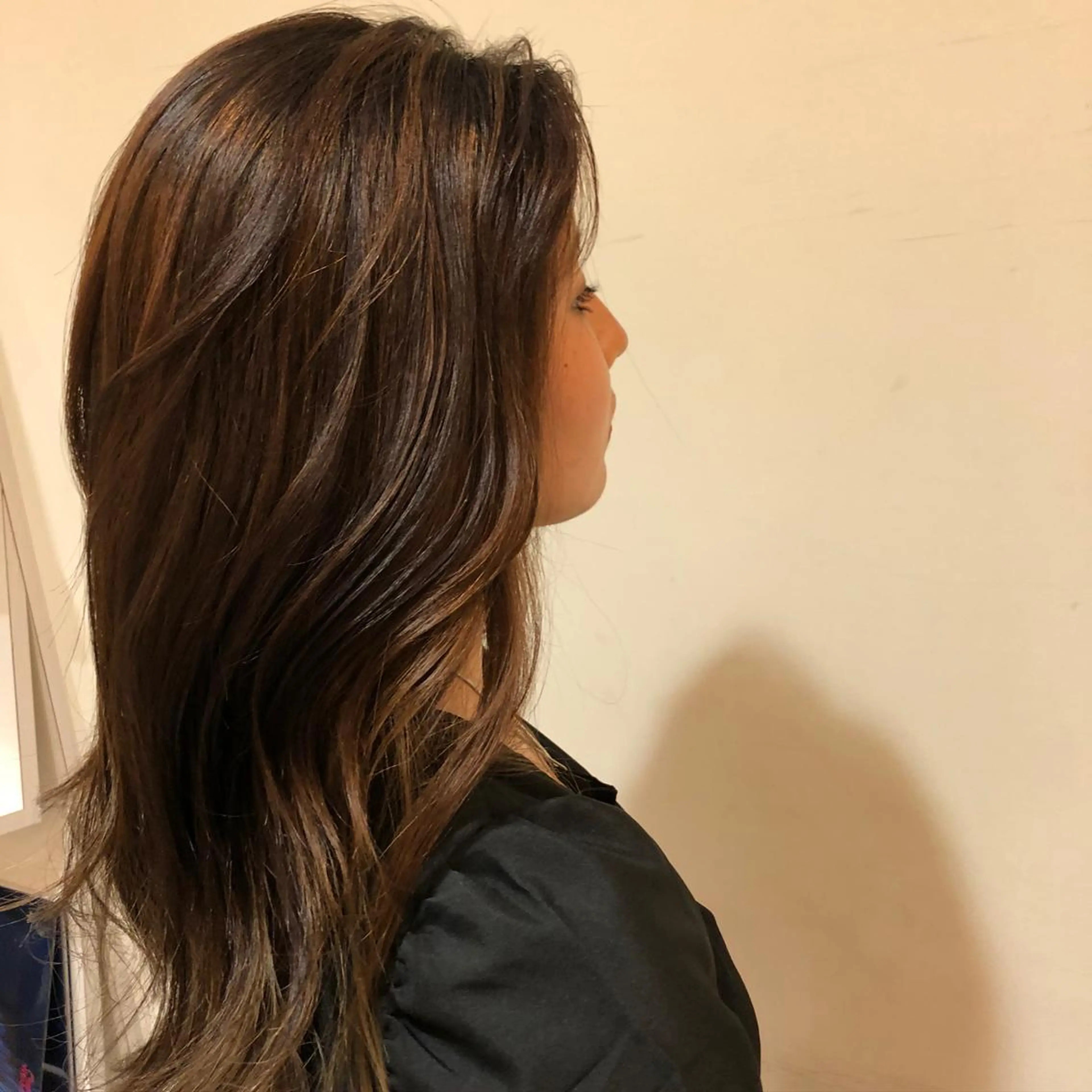 ロング カラー 韓国風レイヤーカット 松葉翔のヘアスタイル