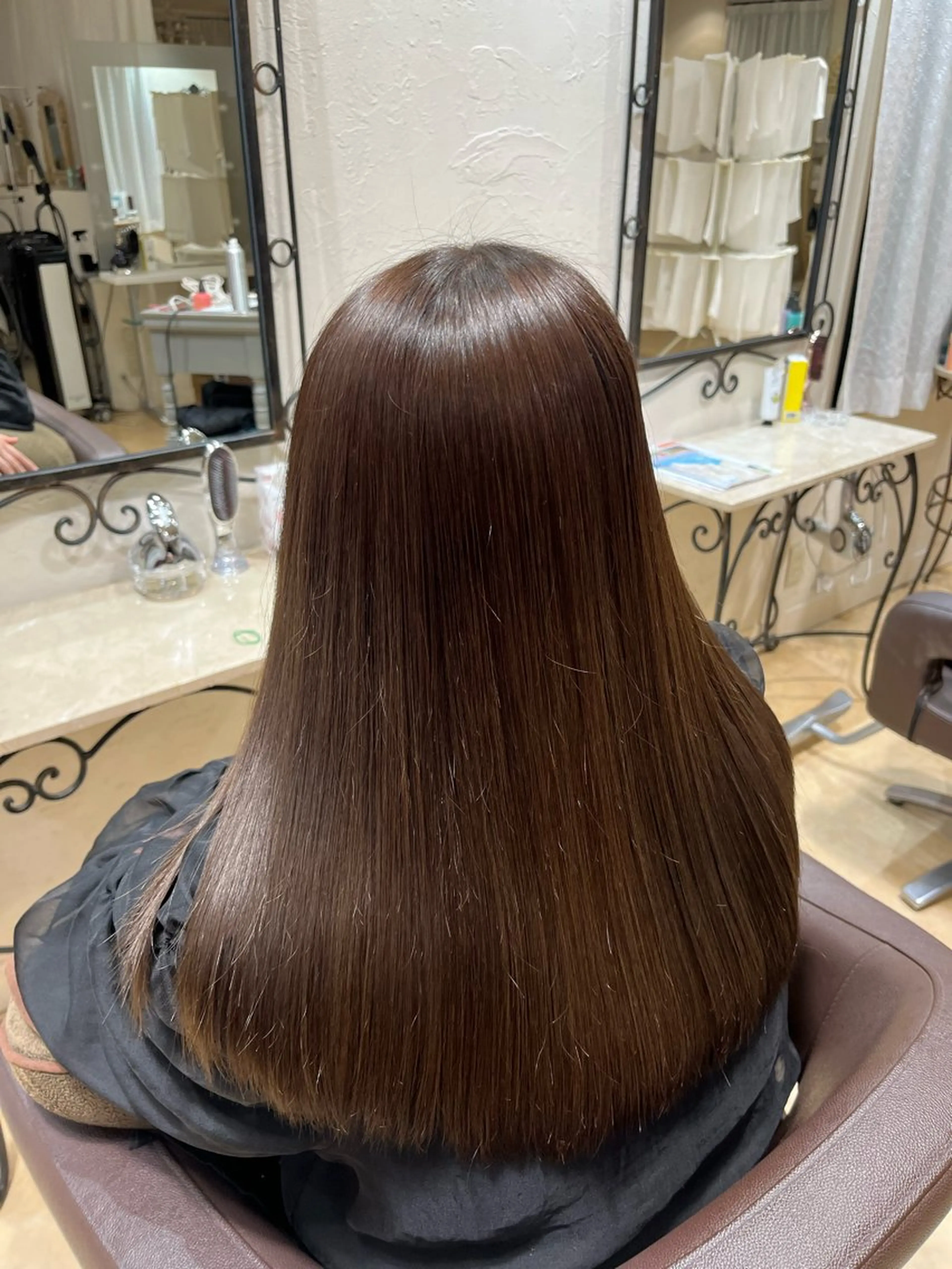 ロング カラー 野村 佳蓮のヘアスタイル