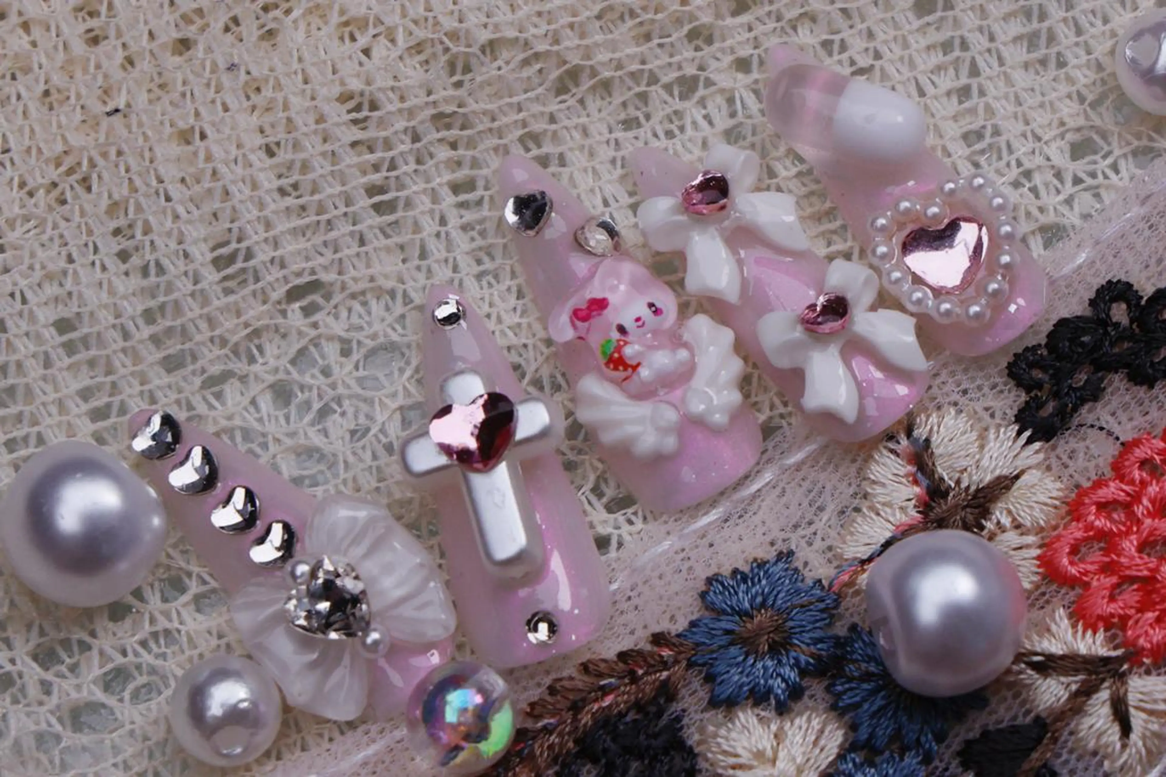 ネイル ハロウィン ロングネイル マグネットネイル スカルプネイル ネイルチップ Mss えりのネイルデザイン