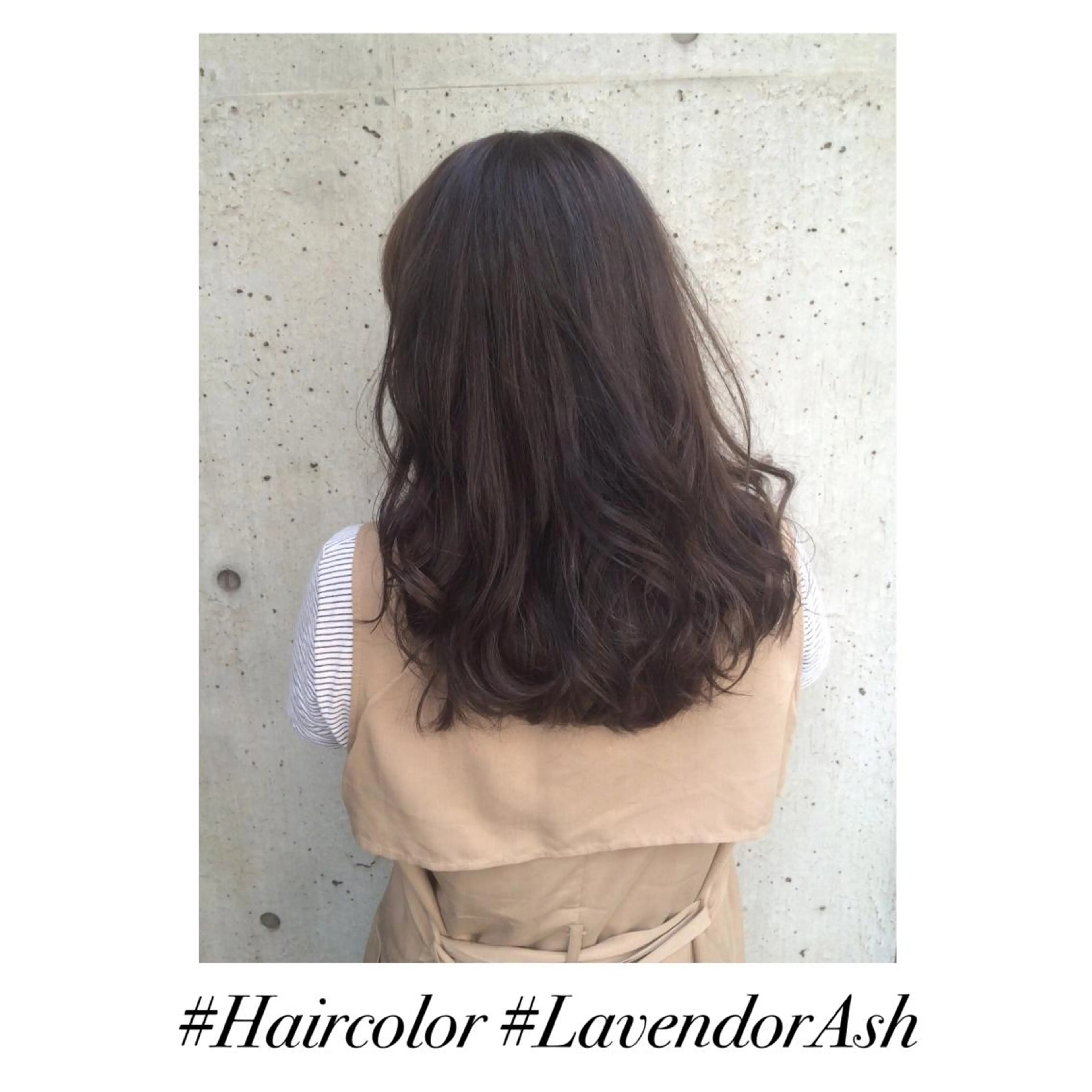 ミディアム カラー アッシュ ブリーチ ラベンダーカラー ラベンダーアッシュ ブリーチなしカラー K-POP好き美容師 🇰🇷Kai.Yのヘアスタイル