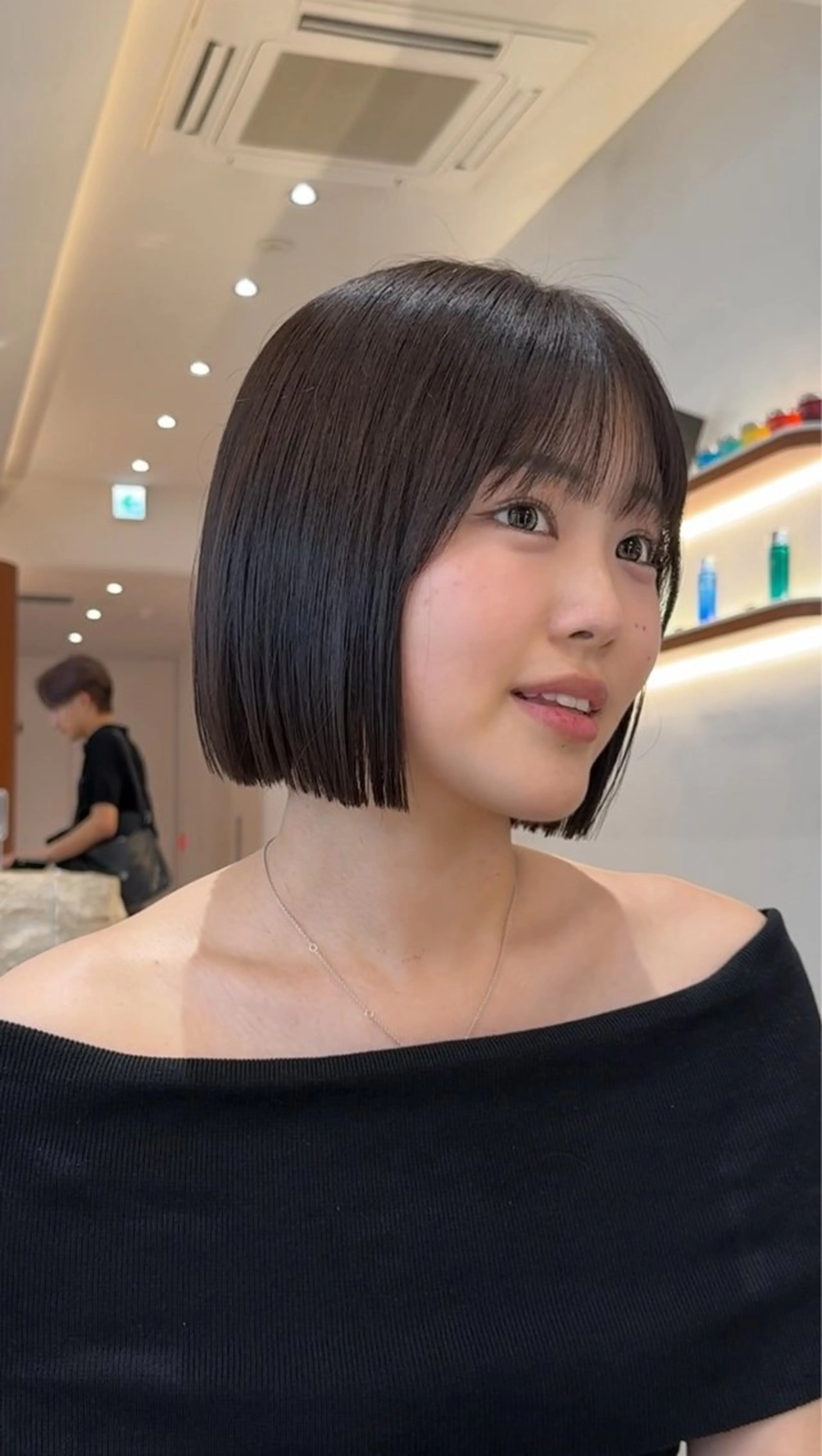 ミディアム カット トリートメント 田中航平/渋谷ボブ/ レイヤーボブのヘアスタイル