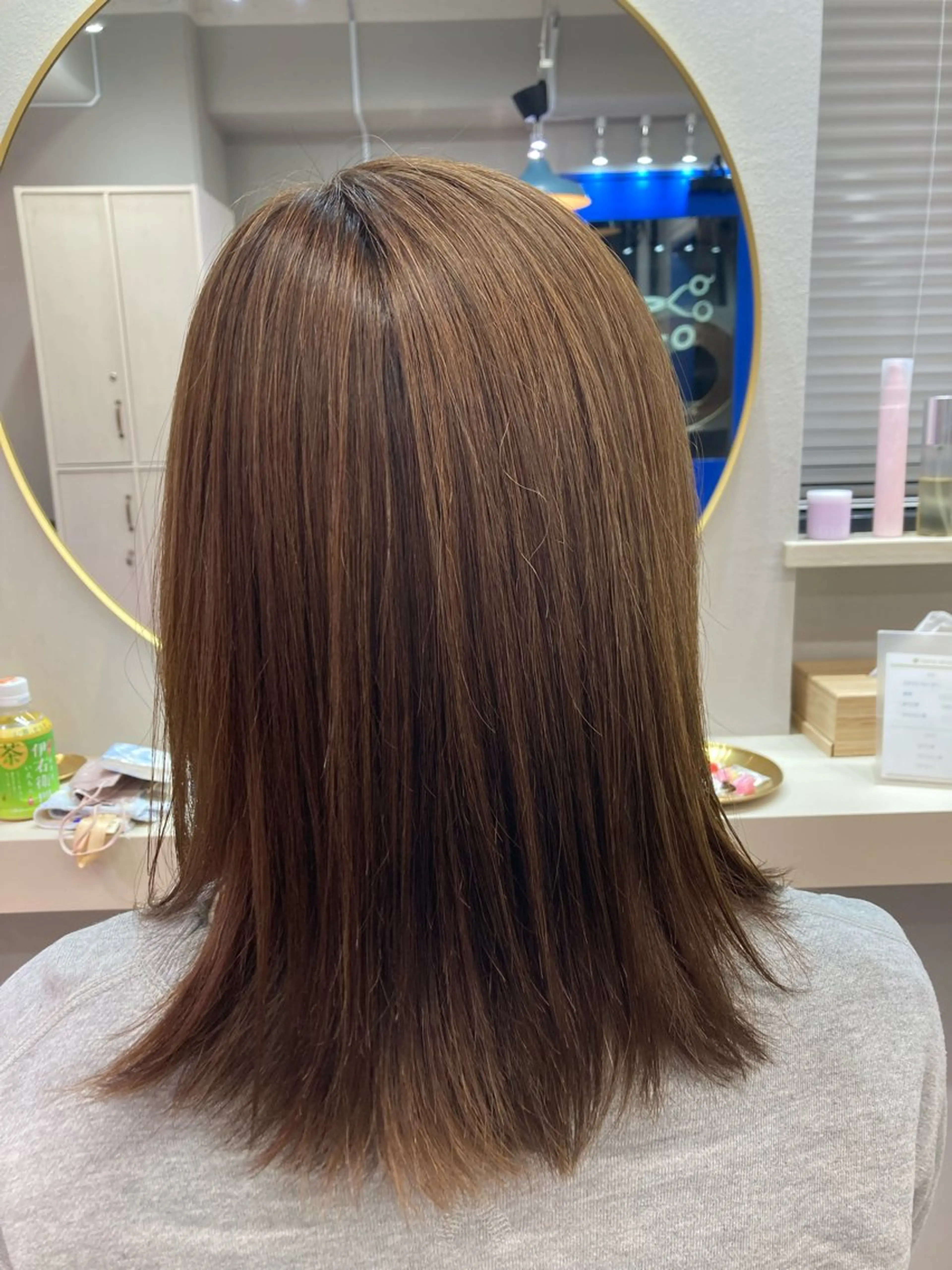 ミディアム カット ヘアカラー 池田 太一のヘアスタイル