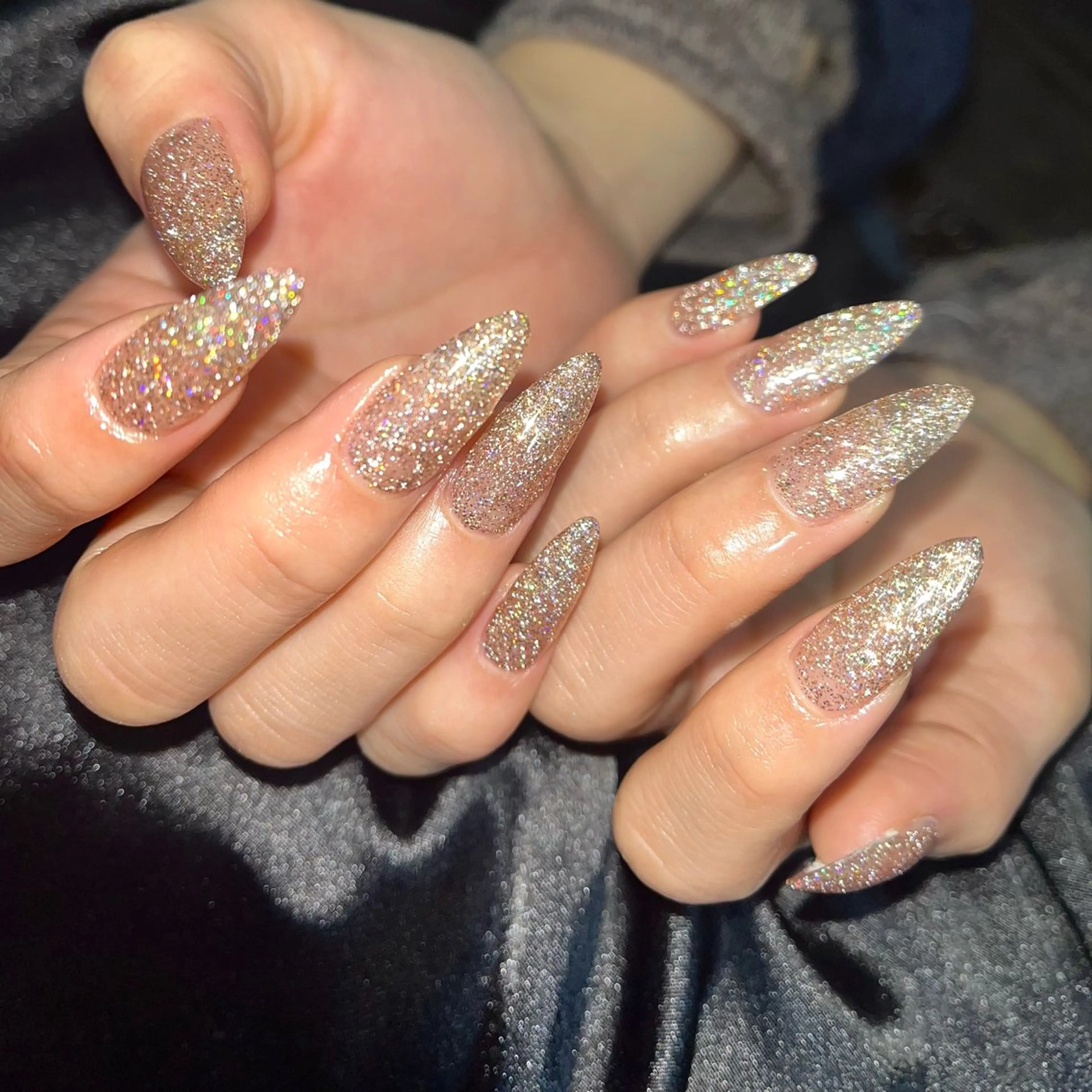 ネイル チークネイル 桜ネイル 長さ出し フットネイル ジェルネイル ハンドネイル Maika's nailのネイルデザイン