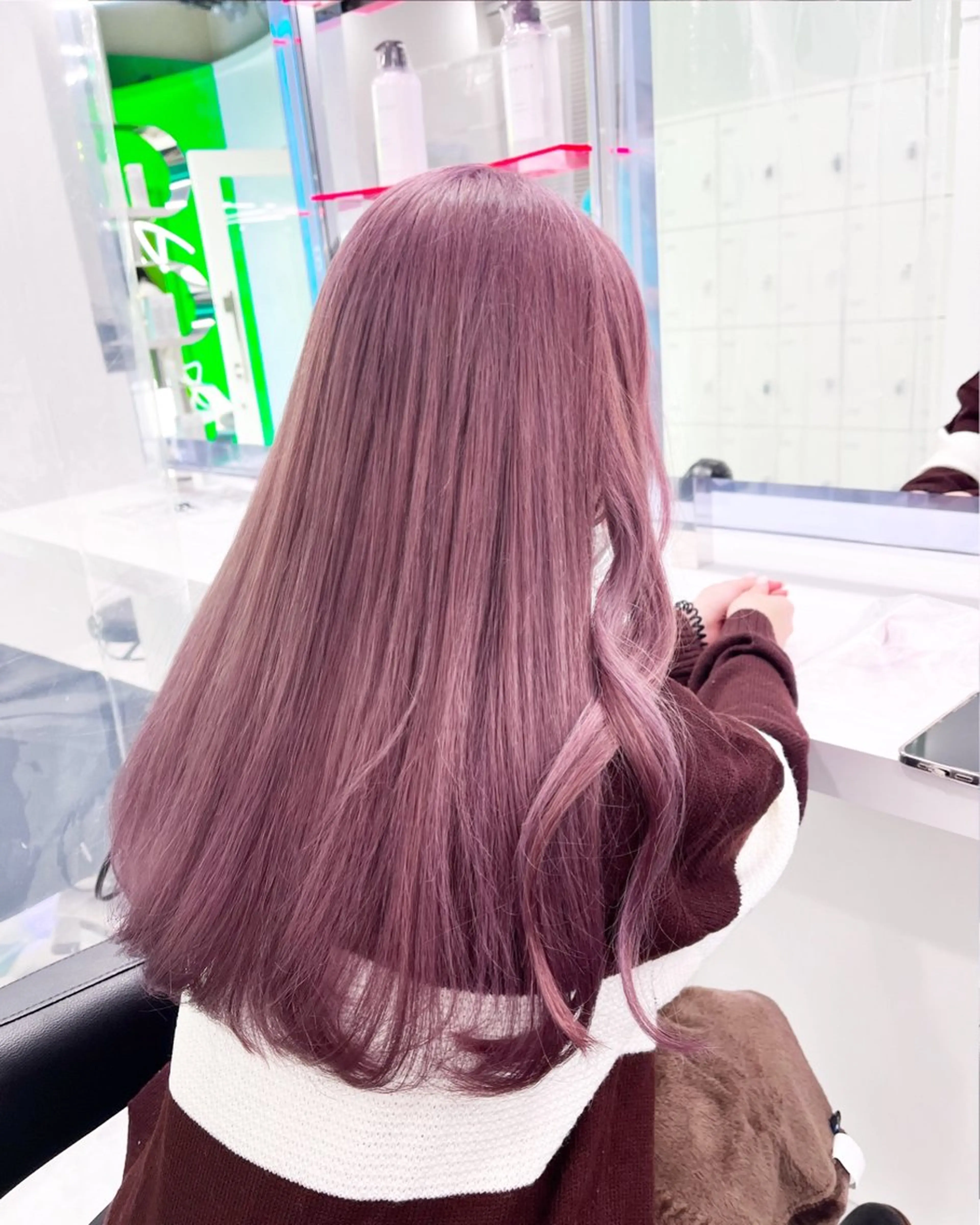 ロング カラー 🤍ブリーチなし ブラウンhimi🤍のヘアスタイル