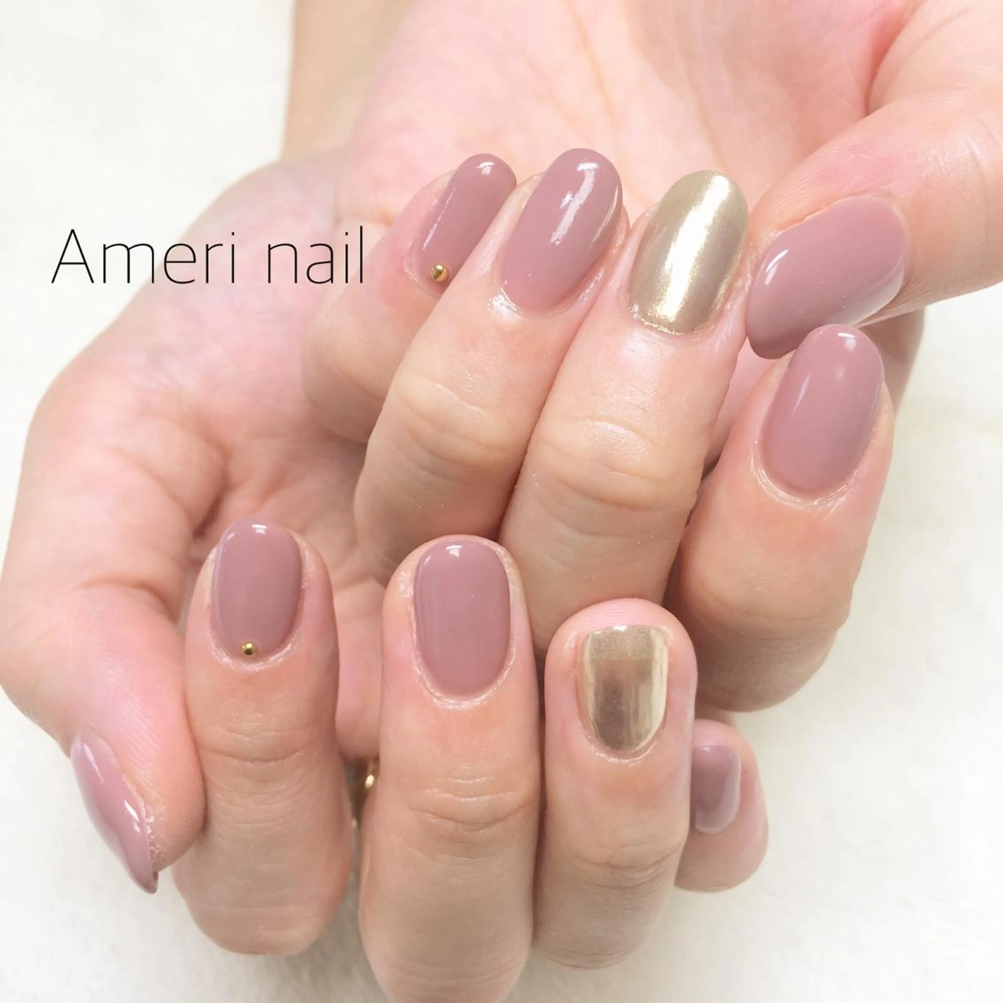 ネイル シンプルネイル Ameri nail /UKIのネイルデザイン