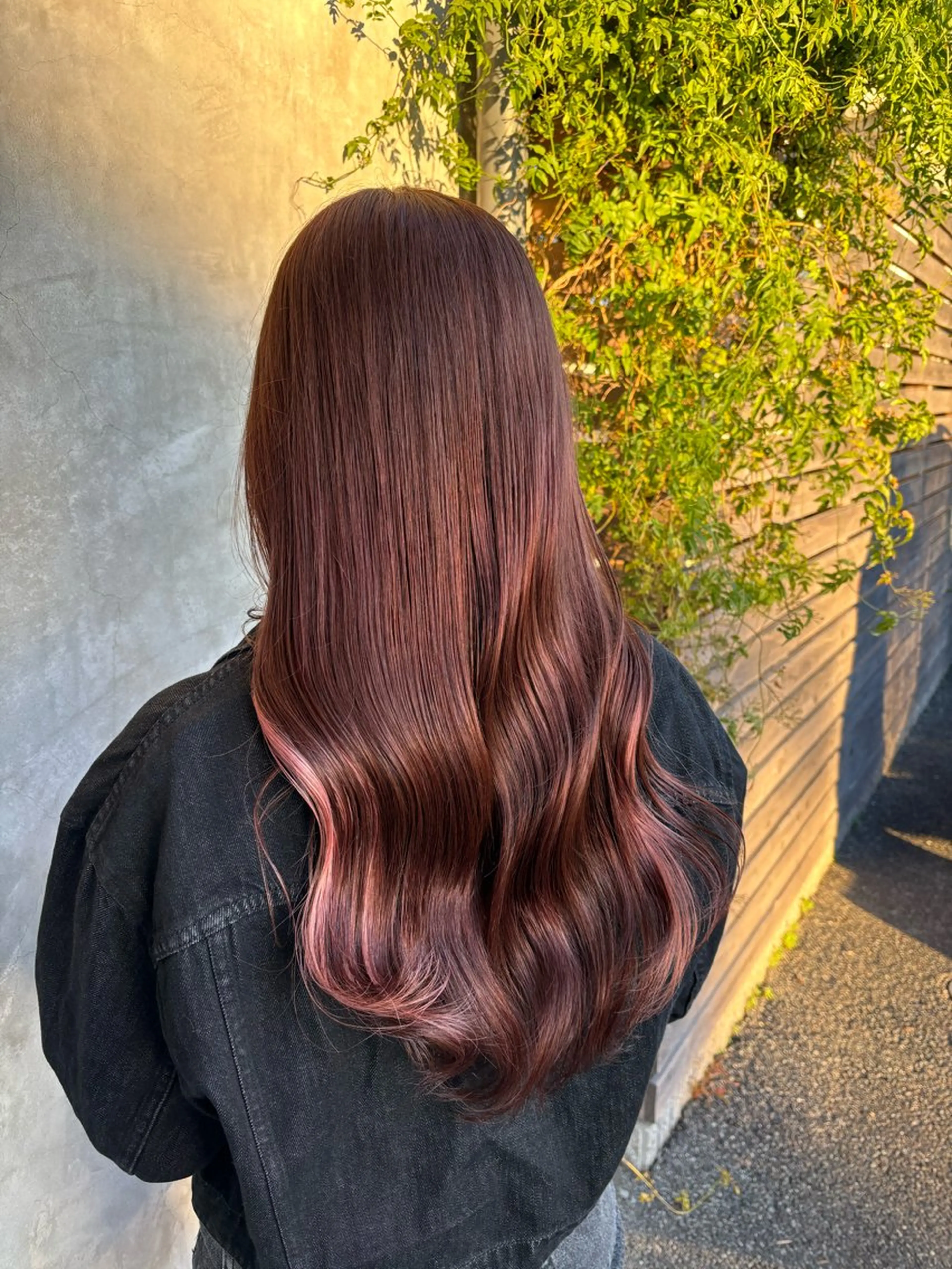 ロング カラー 石川 舞のヘアスタイル