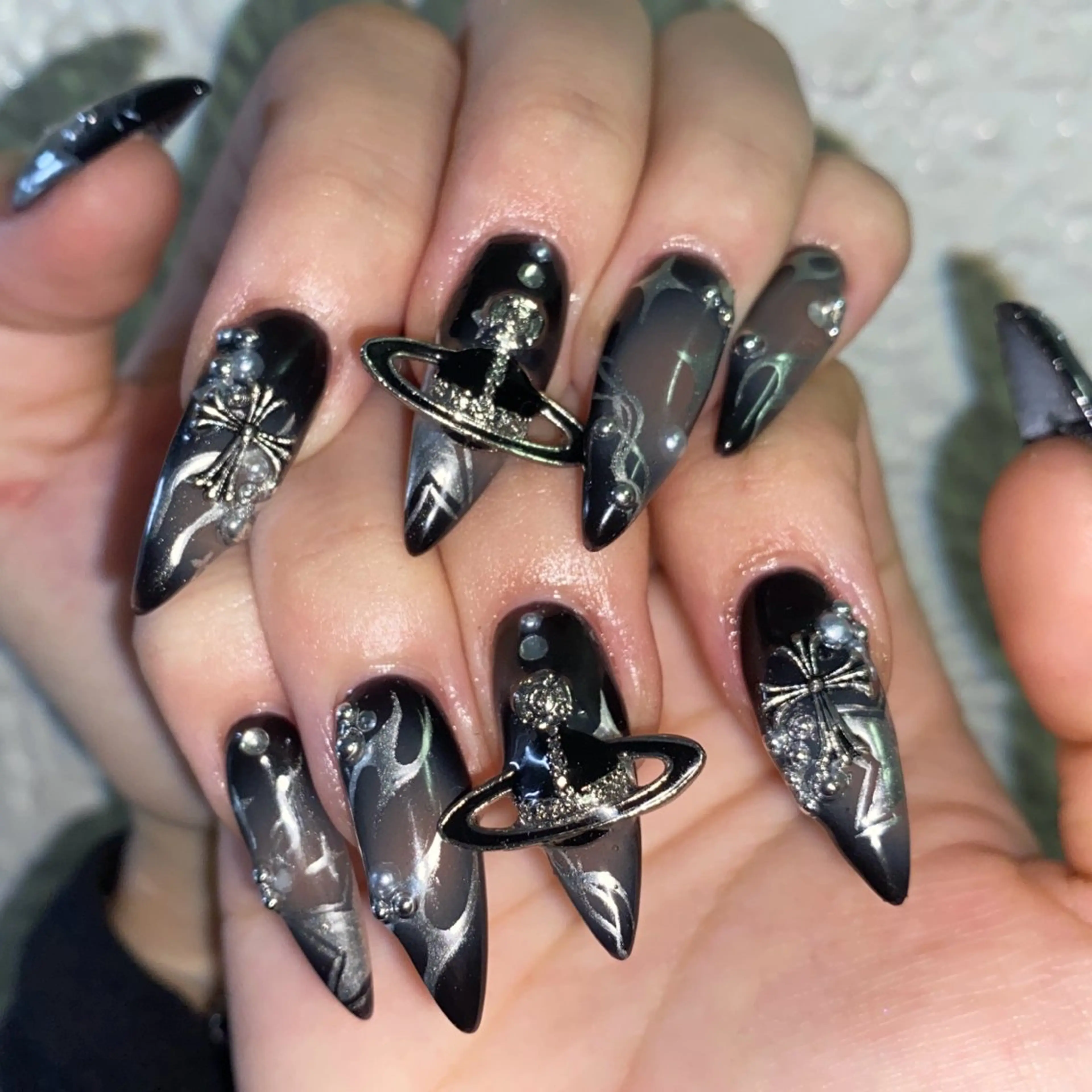 ネイル カジュアル チークネイル フットネイル フレンチネイル ジェルネイル ゆず- Nail Salonのネイルデザイン