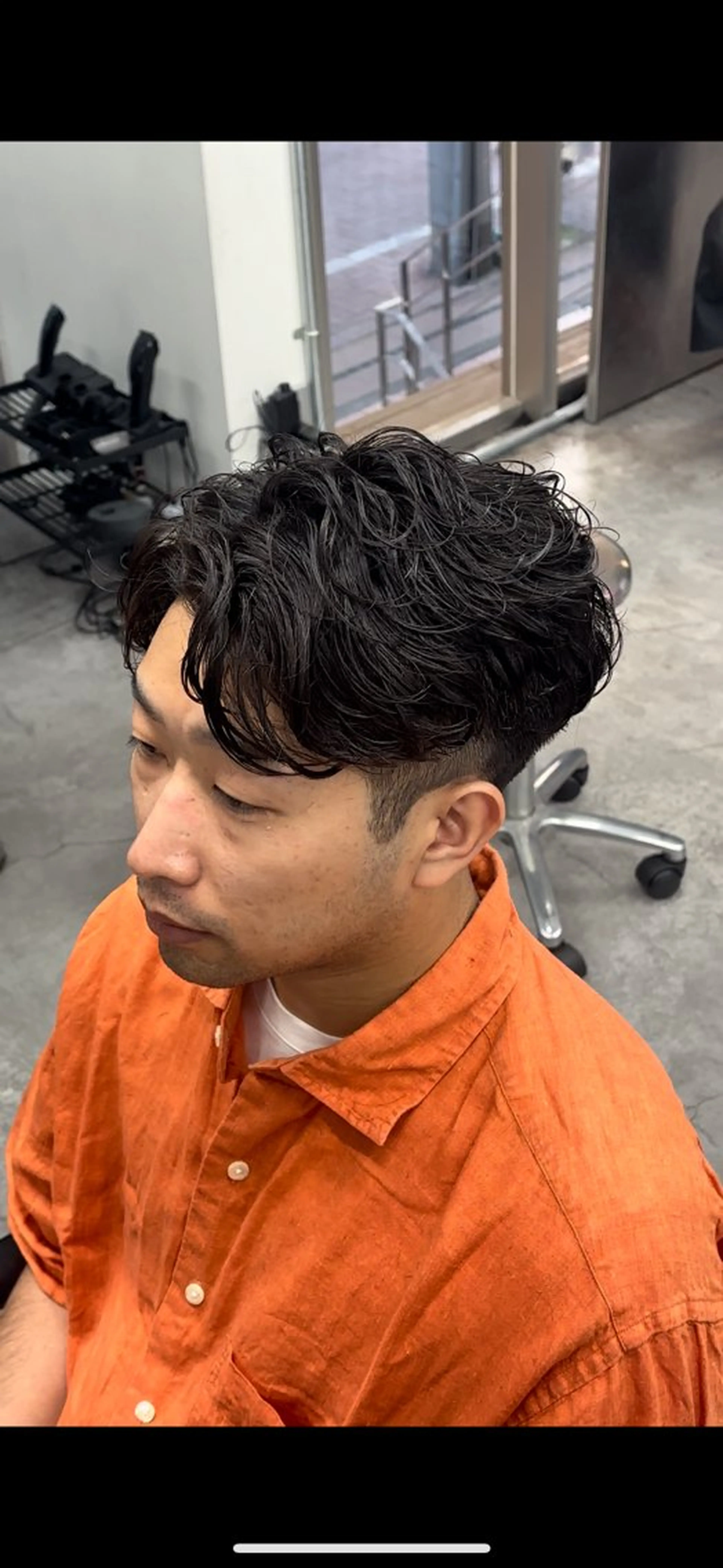 ショート パーマ メンズ カット パーマ ヘアセット お悩み解消✨/ メンズパーマ✨/直樹のヘアスタイル