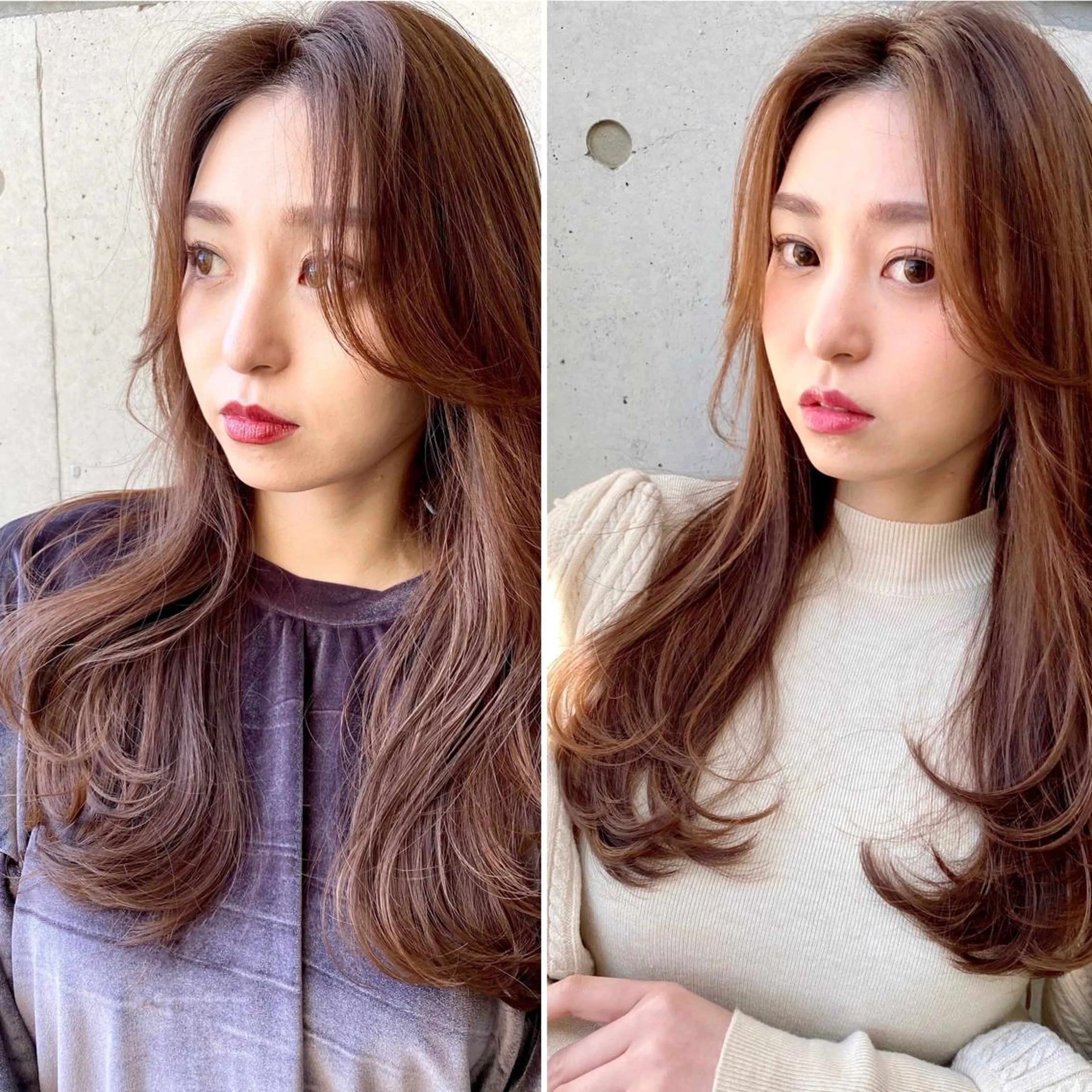 ロング カラー レイヤーカット ロング 似合わせレイヤー 🇰🇷荒木洋文のヘアスタイル