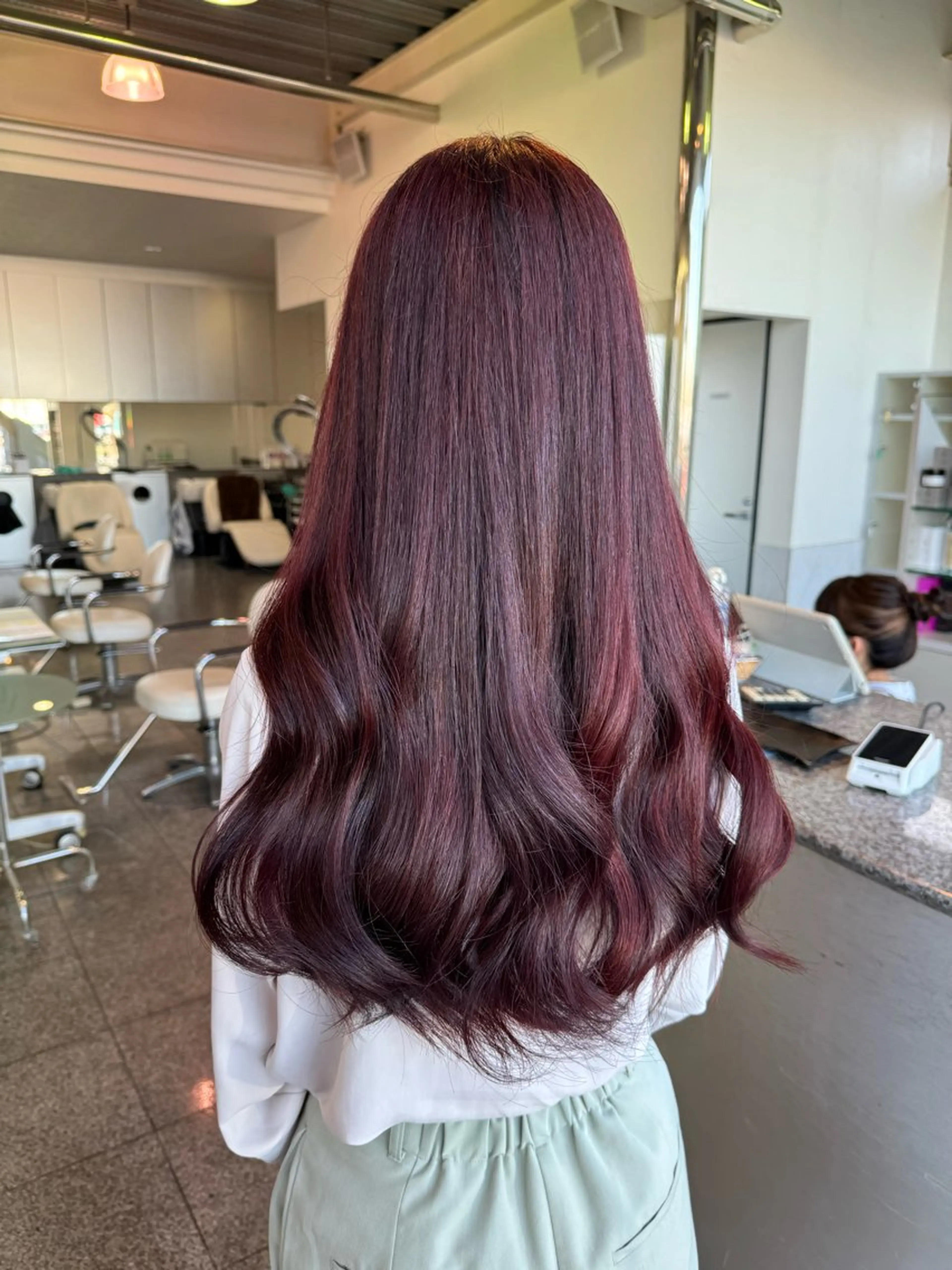 ロング カラー ダブルカラー レッドカラー 🫧ヒシダアキ taboo.i🫧のヘアスタイル