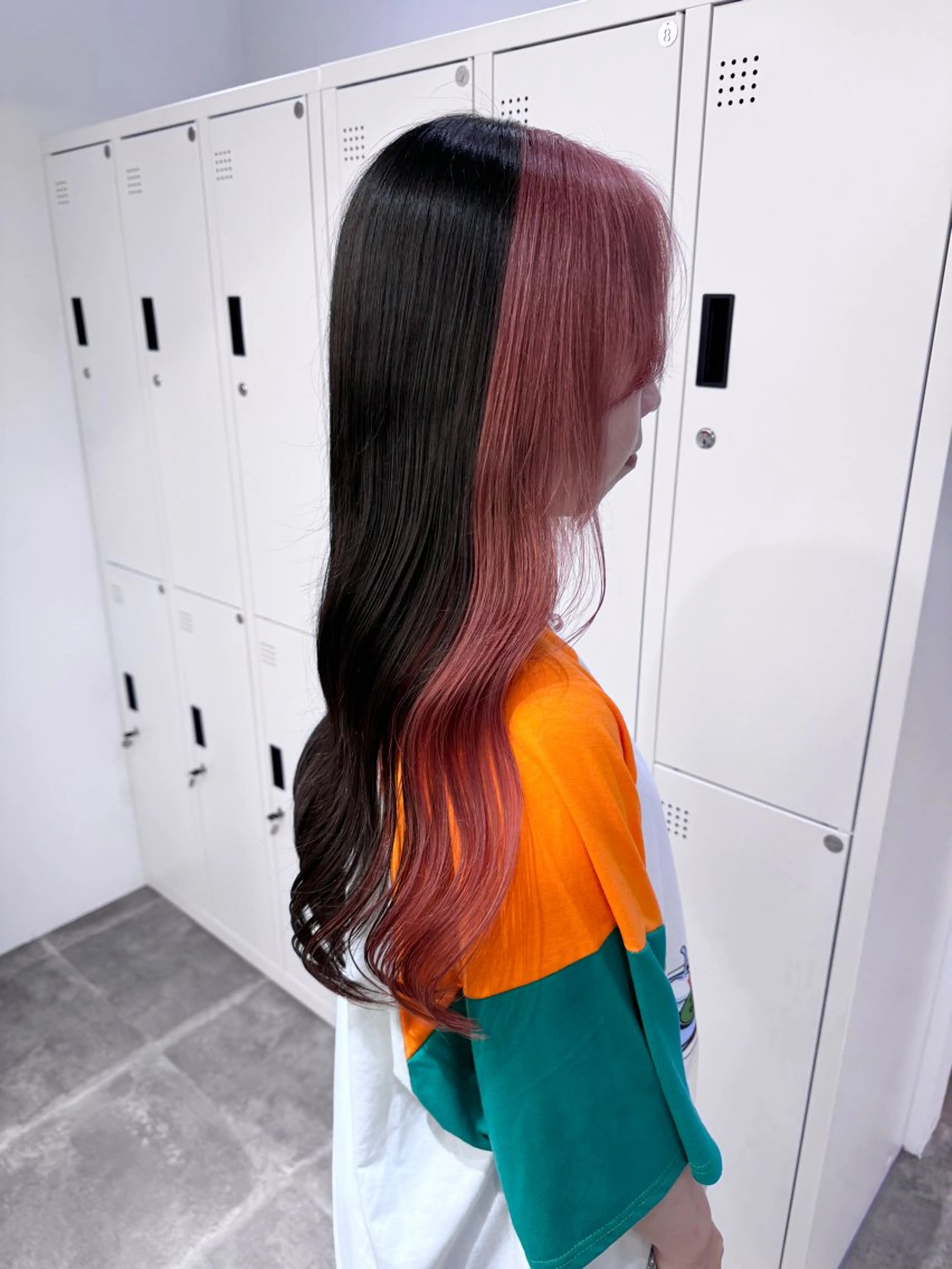 ロング カラー ヘアカラー ハイトーン/デザイン /enne/あこ🦖のヘアスタイル