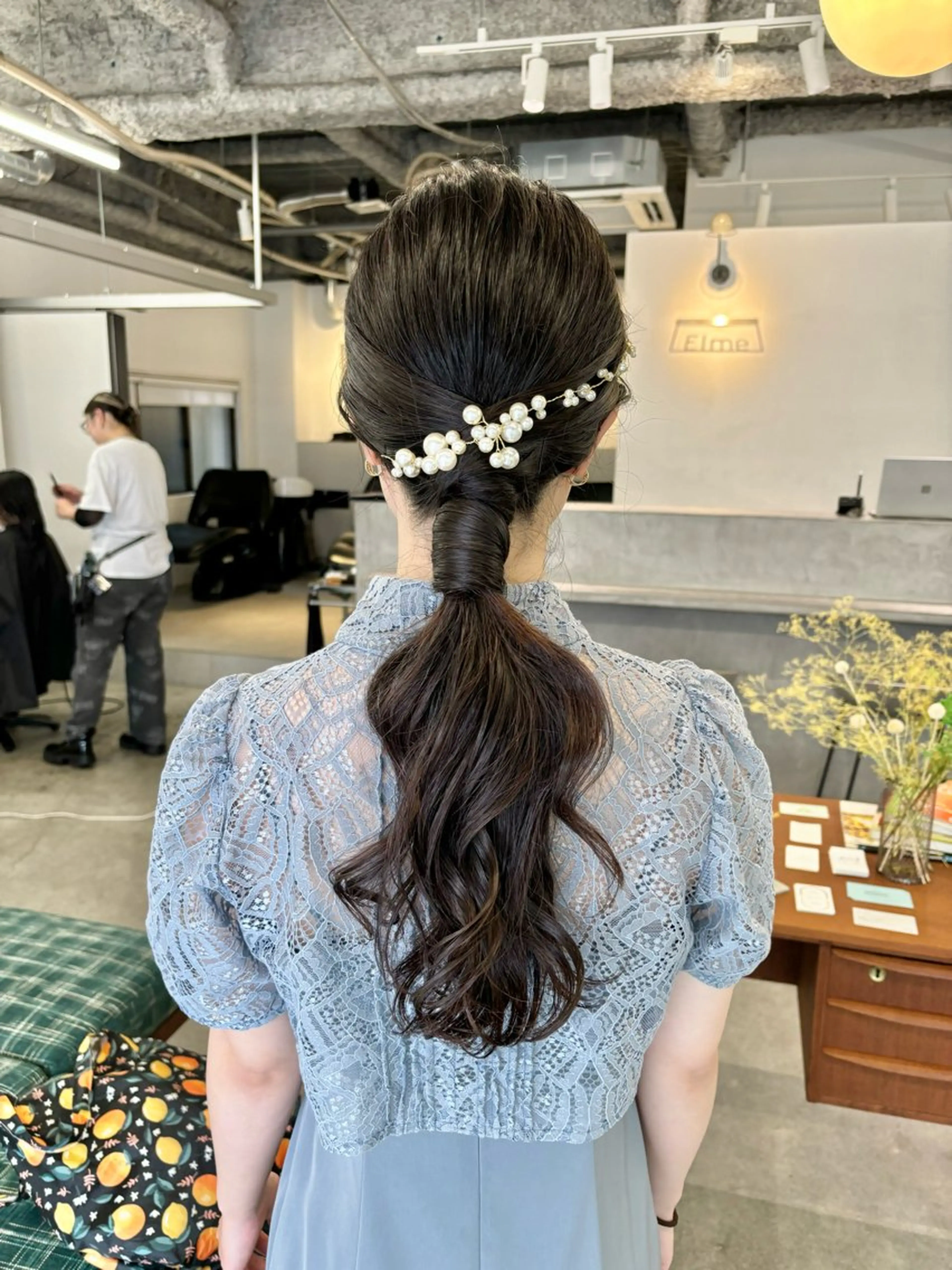 ロング ヘアアレンジ ロング ヘアセット 顔周りカット/透明感 カラー/rioのヘアスタイル