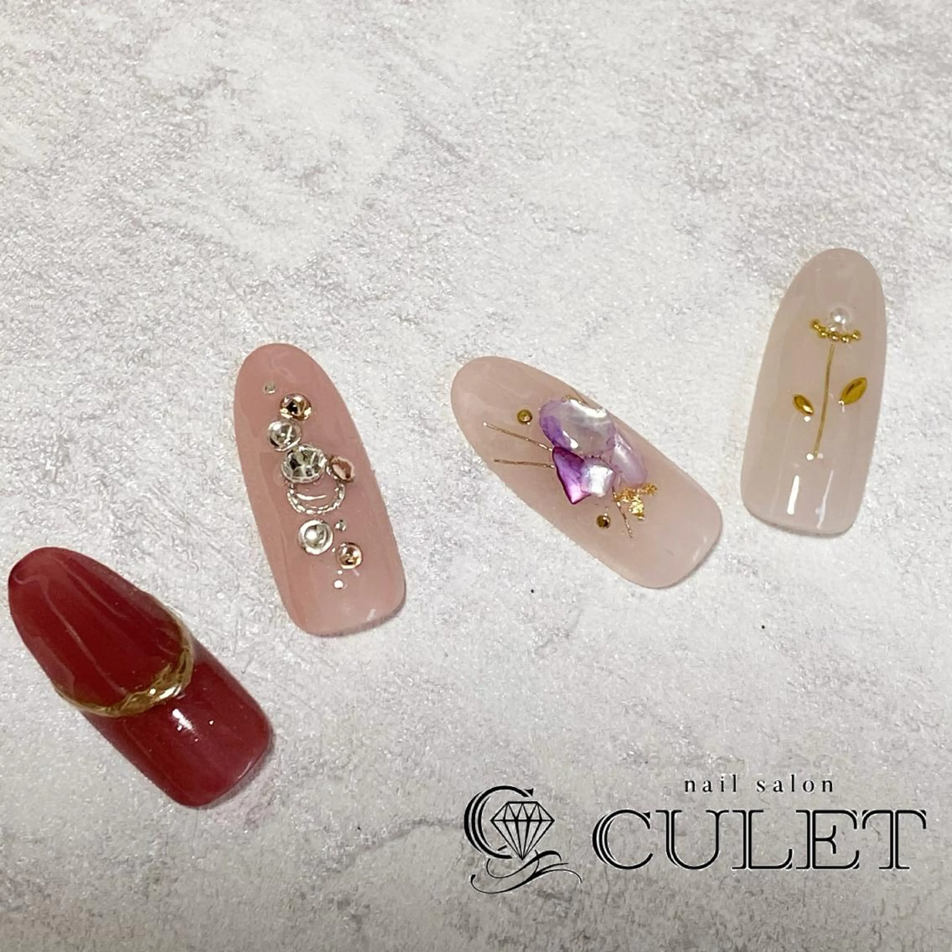 ネイル CULET MOEのネイルデザイン