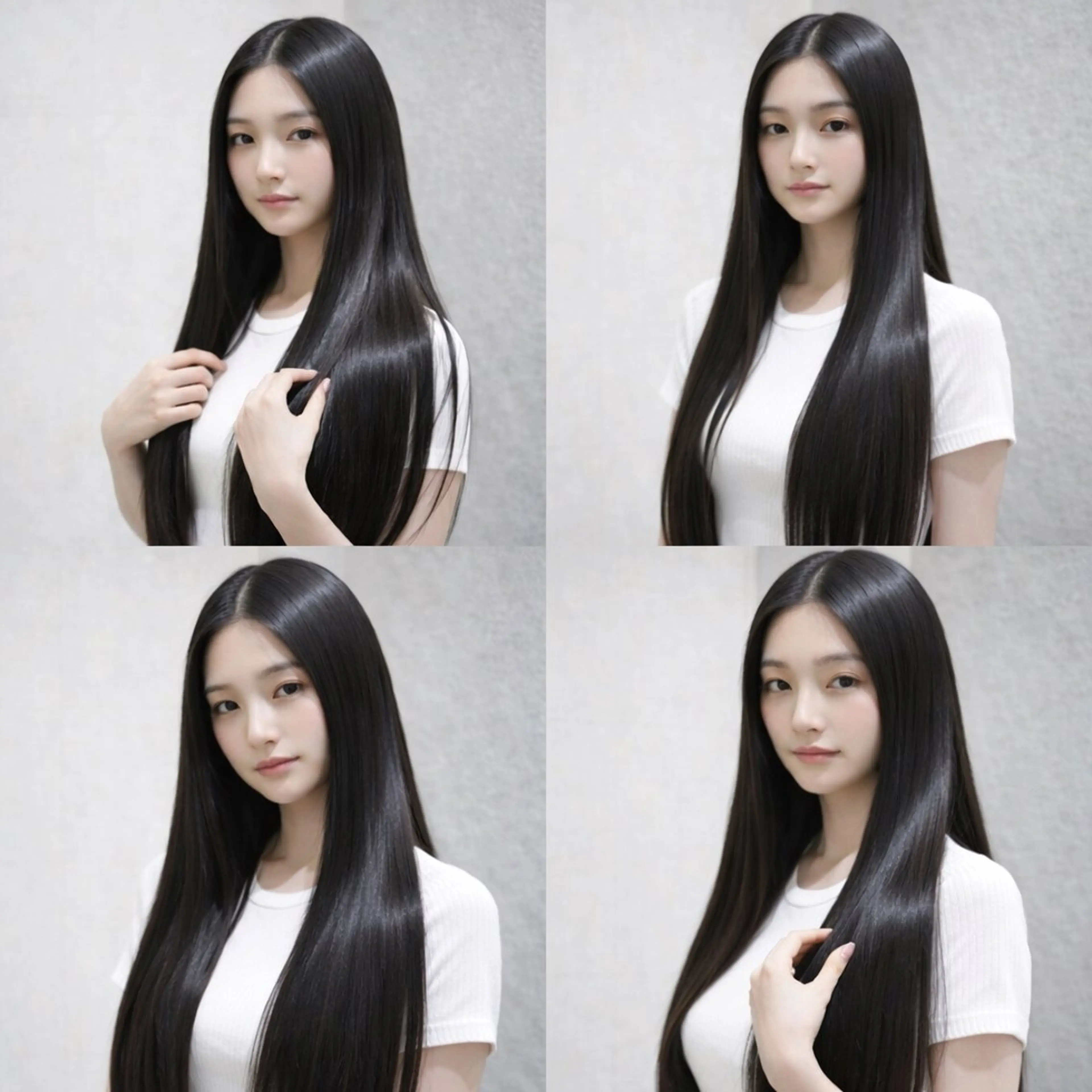 ロング 髪質改善 縮毛矯正 トリートメント カット 縮毛矯正 トリートメント ♦️髪質改善縮毛矯正 美髪💍谷口克也♦️のヘアスタイル