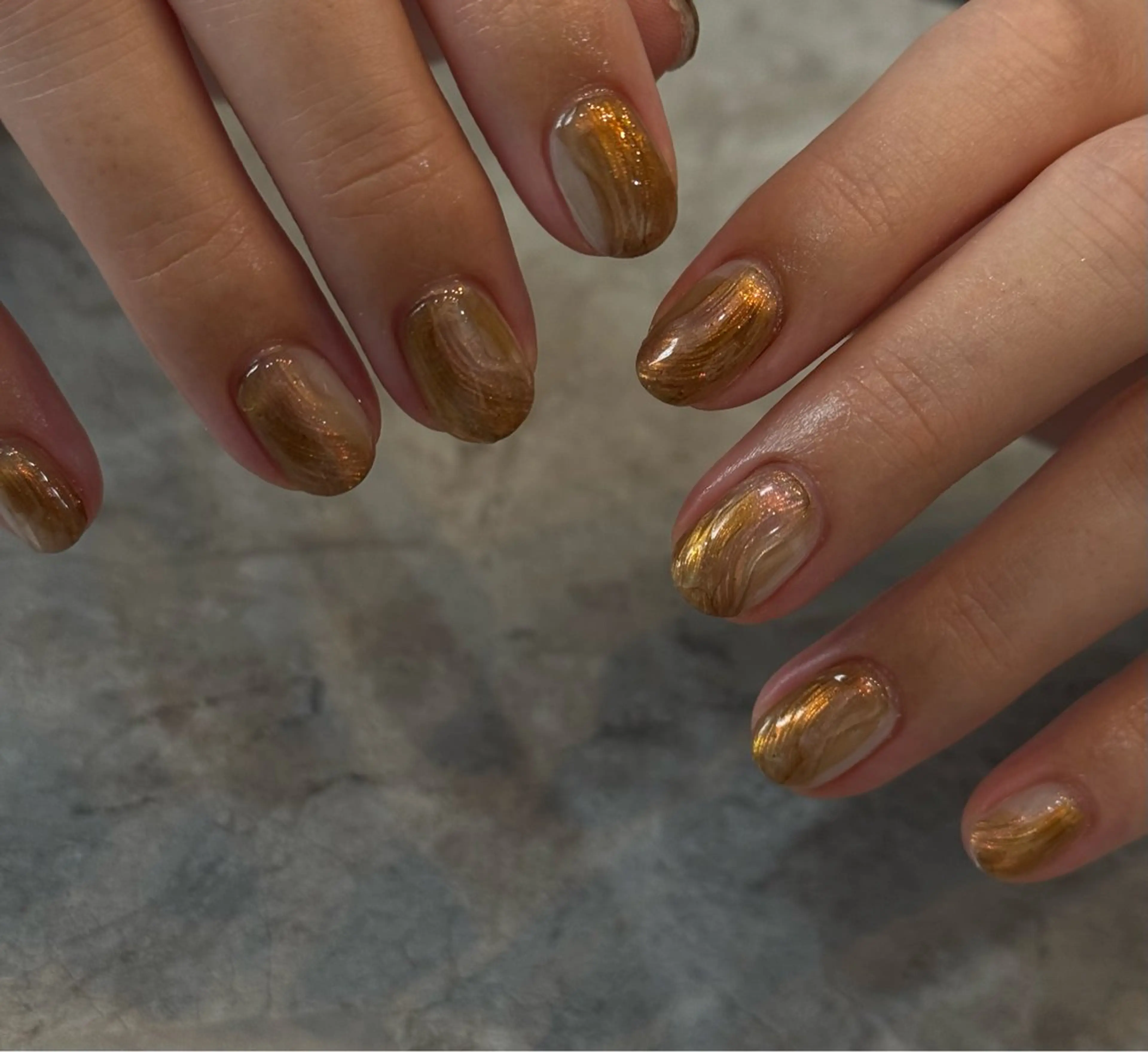 ネイル ニュアンスネイル ハンドネイル Blé nailのネイルデザイン